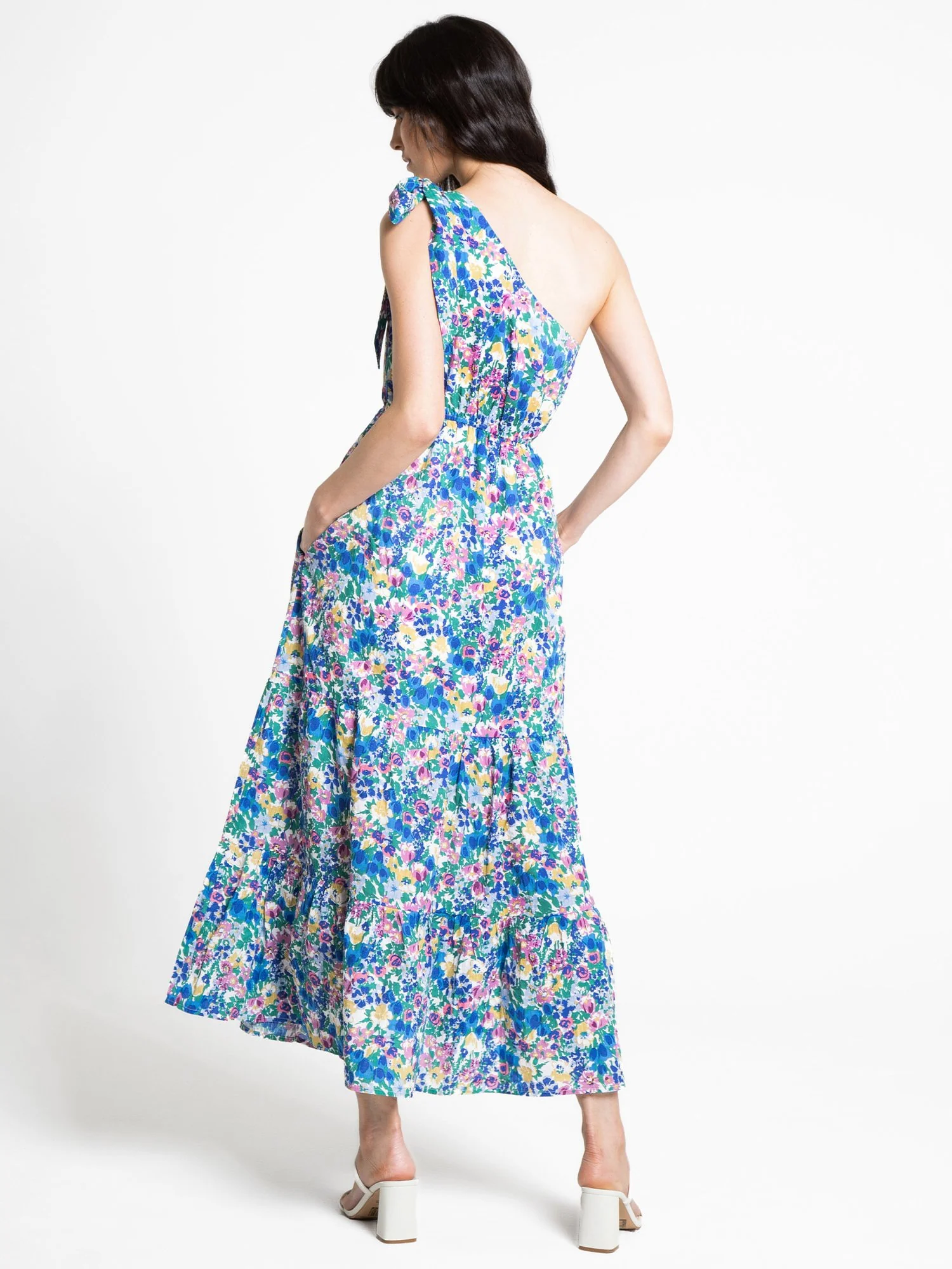 Floral-Print One-Shoulder Maxi Dress - Lena - Image 4