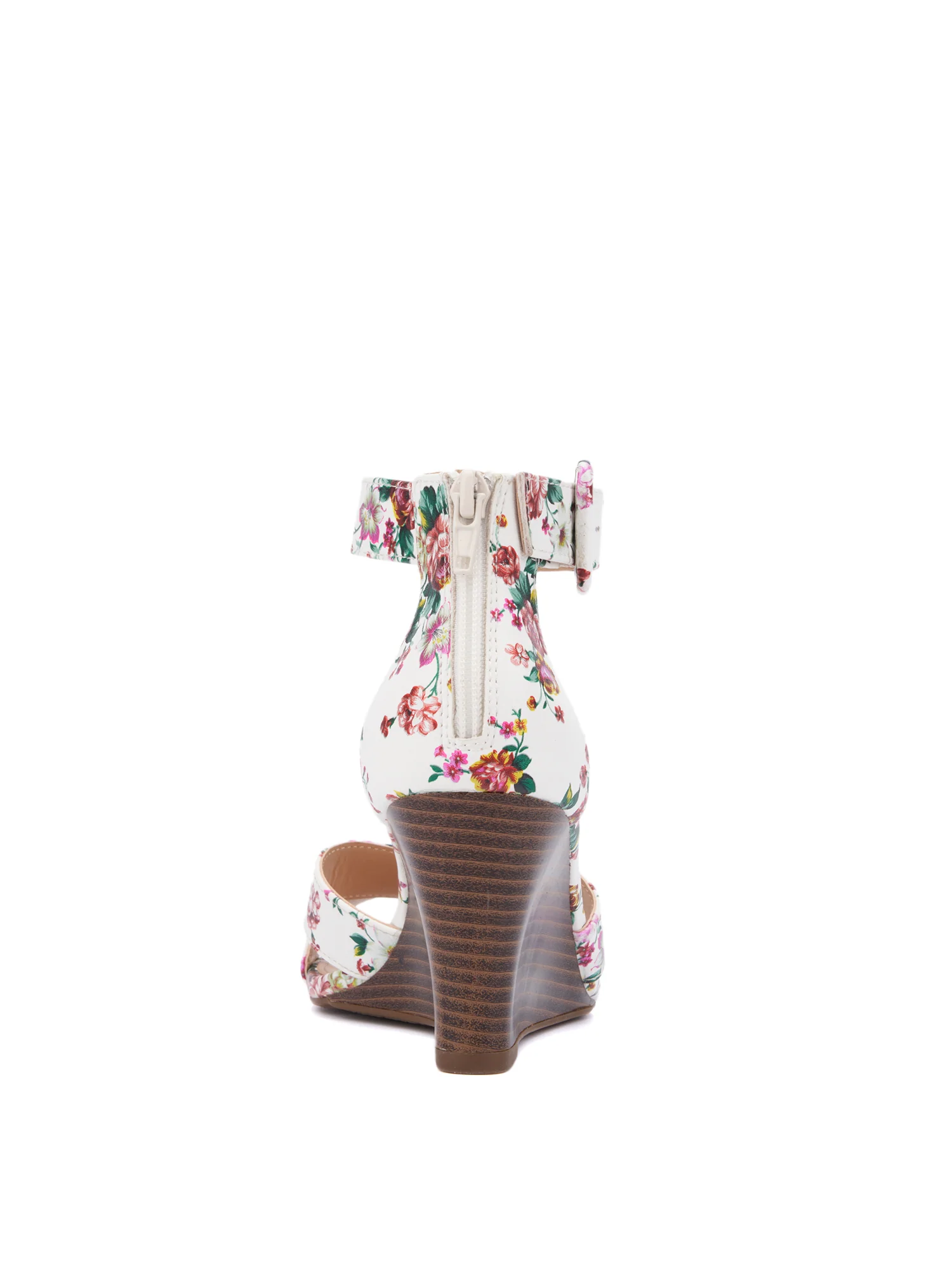 Floral-Print Strappy Wedge - Image 2