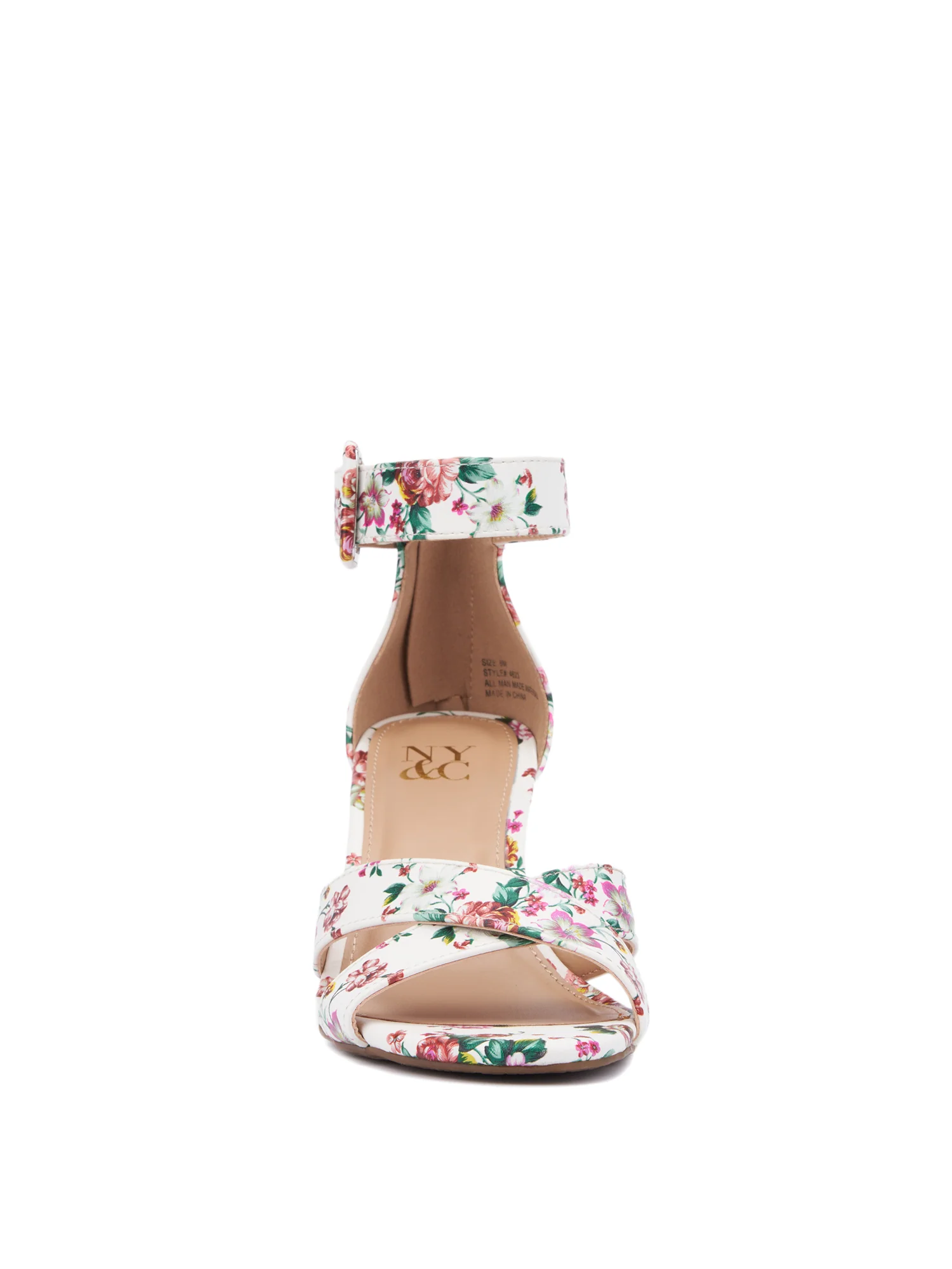 Floral-Print Strappy Wedge - Image 4