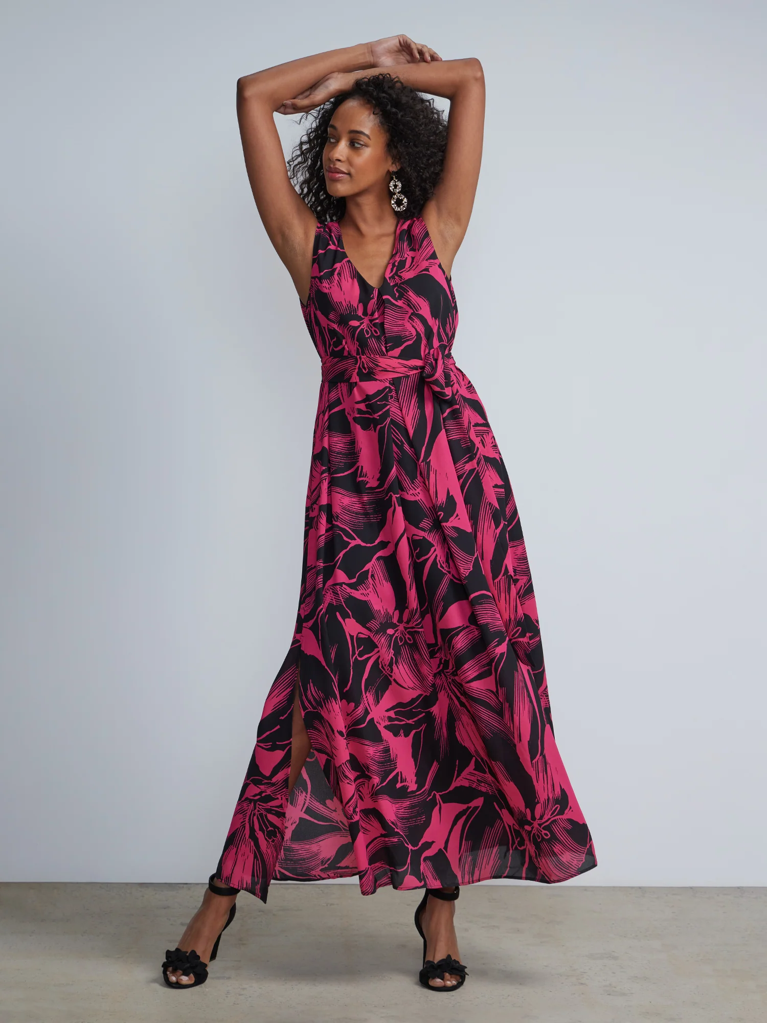 Floral Printed Maxi Dress