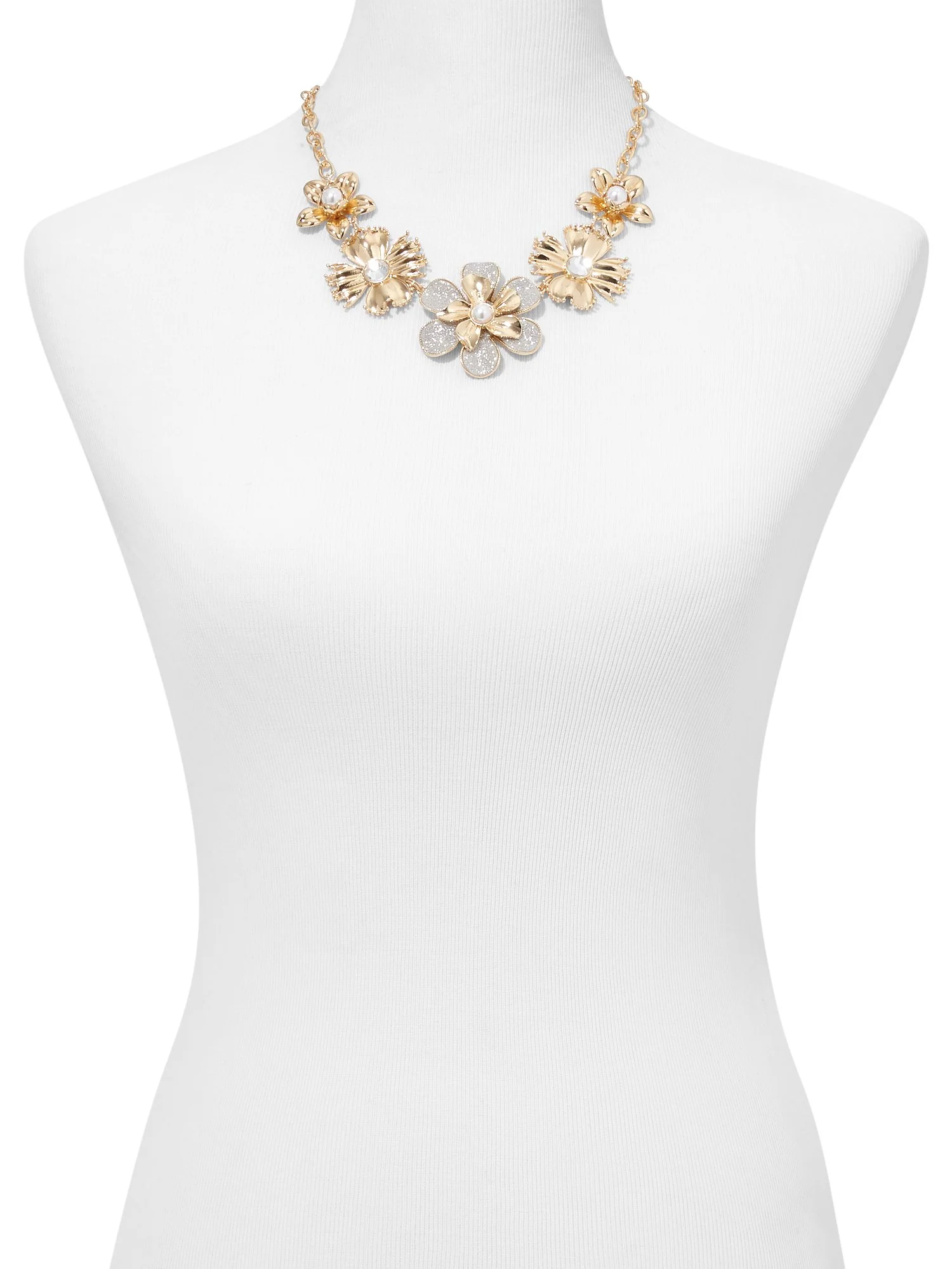 Floral Statement Necklace - Image 2