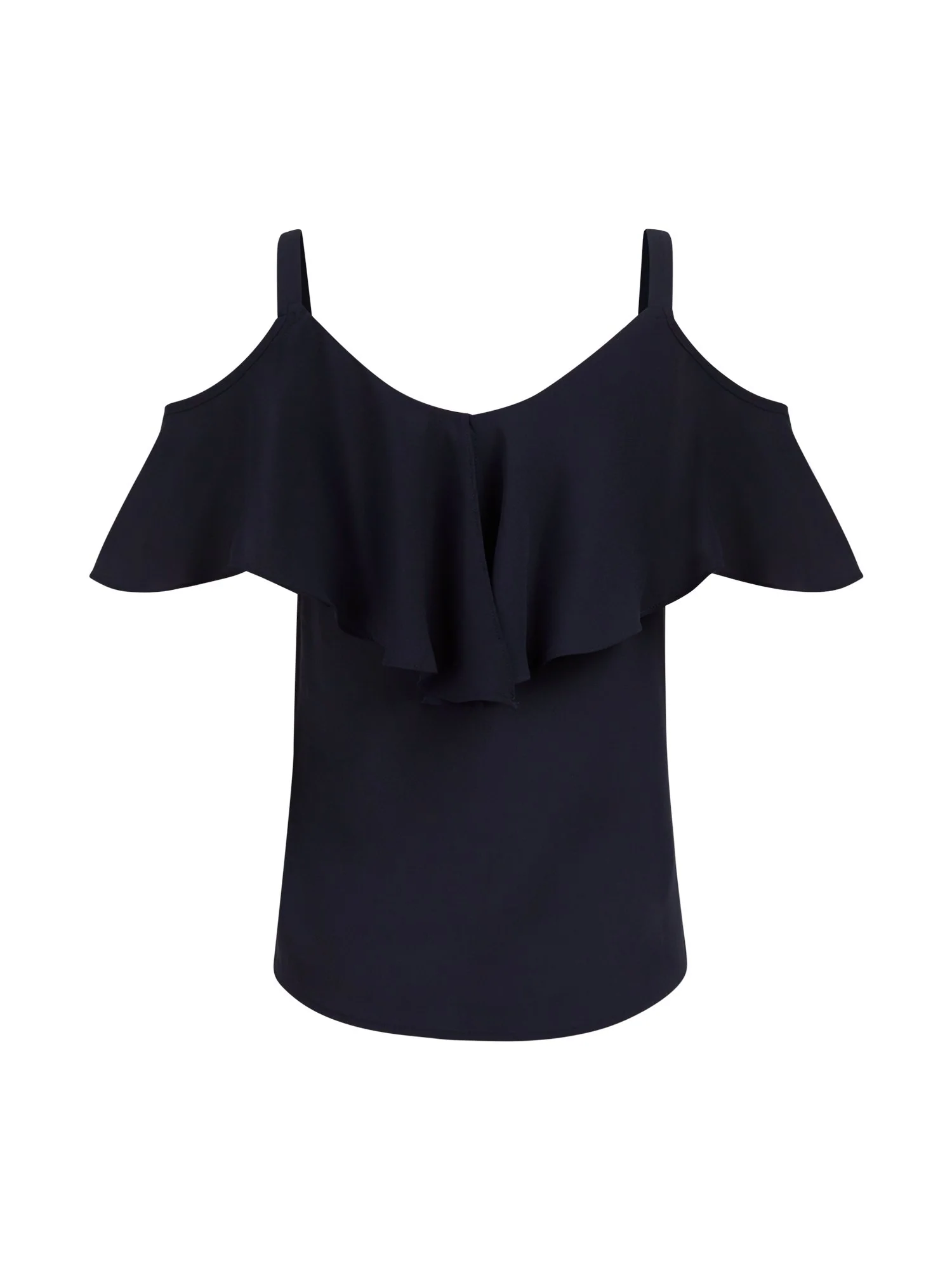 Flounced Cold-Shoulder Top - Image 29