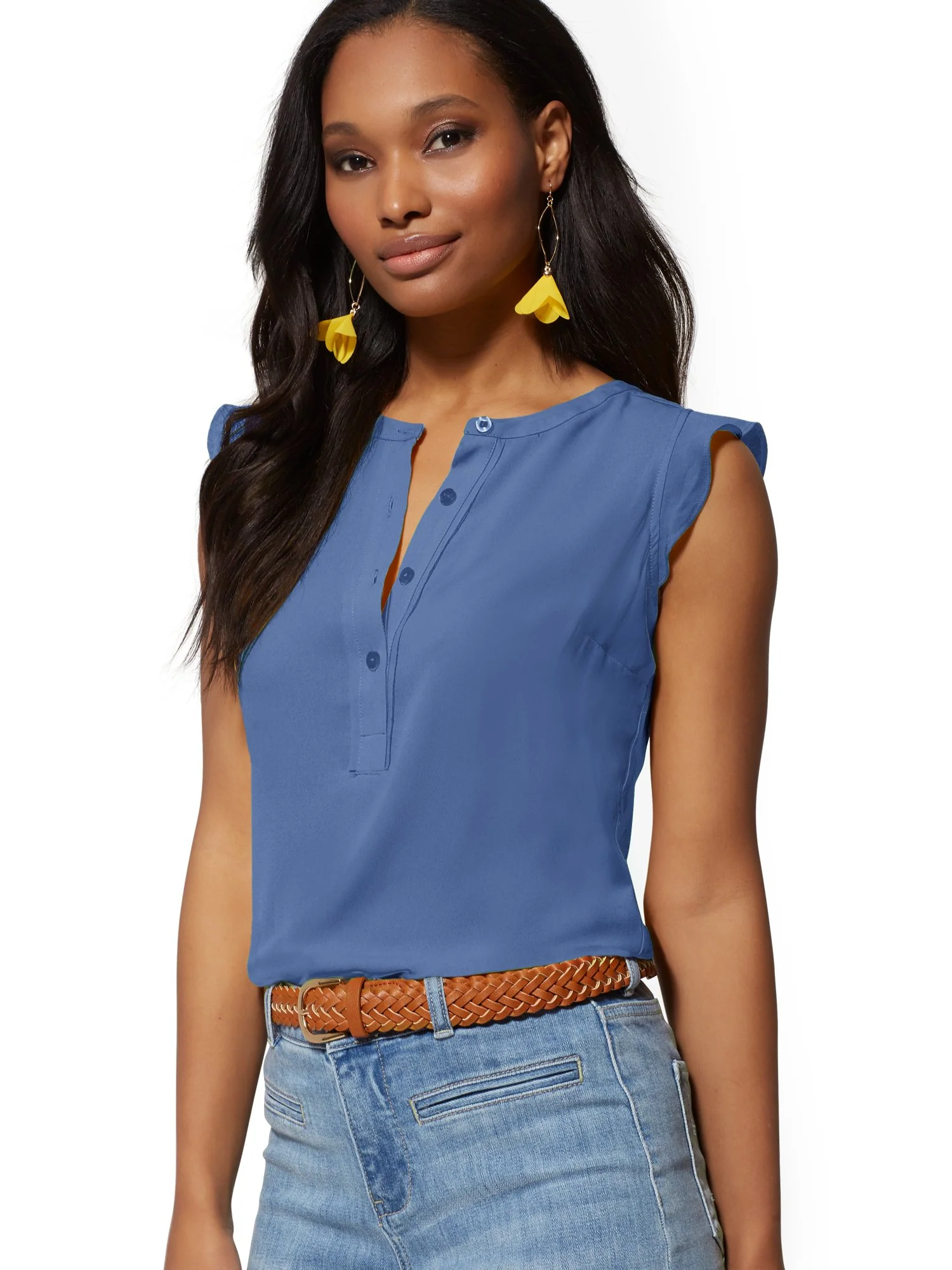 Flutter-Sleeve Blouse - Image 14