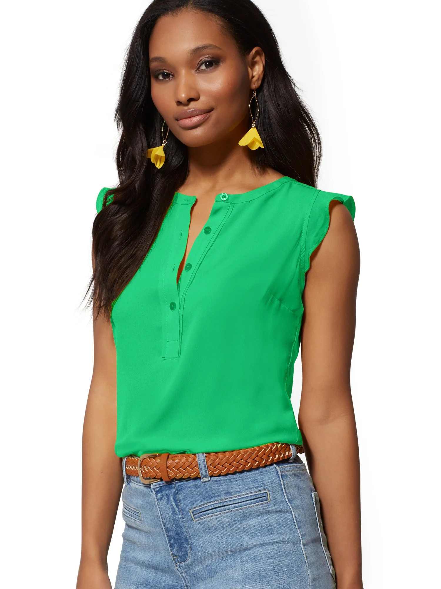 Flutter-Sleeve Blouse - Image 19