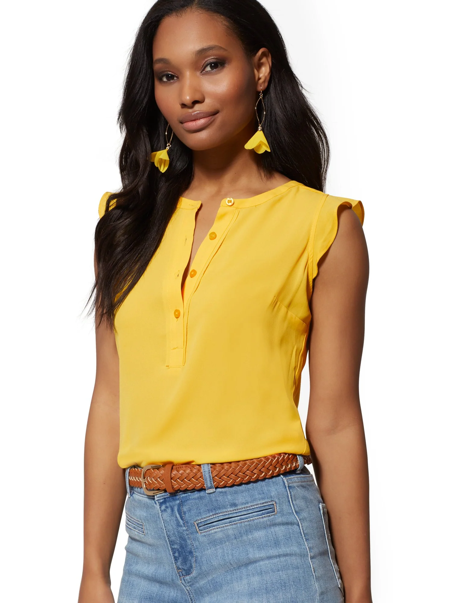 Flutter-Sleeve Blouse - Image 5