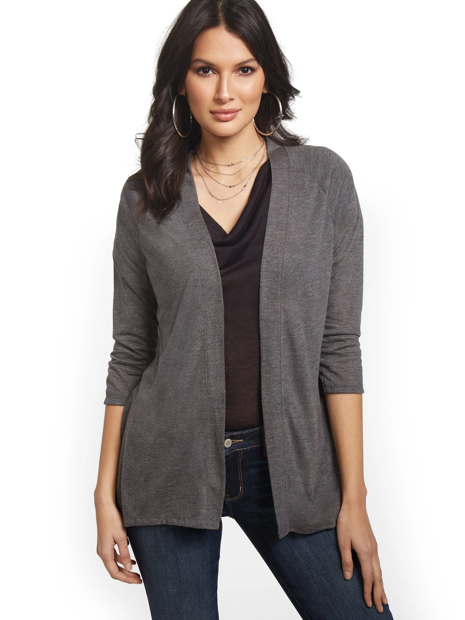 Flyaway Open Cardigan - Sweet Pea - Image 5