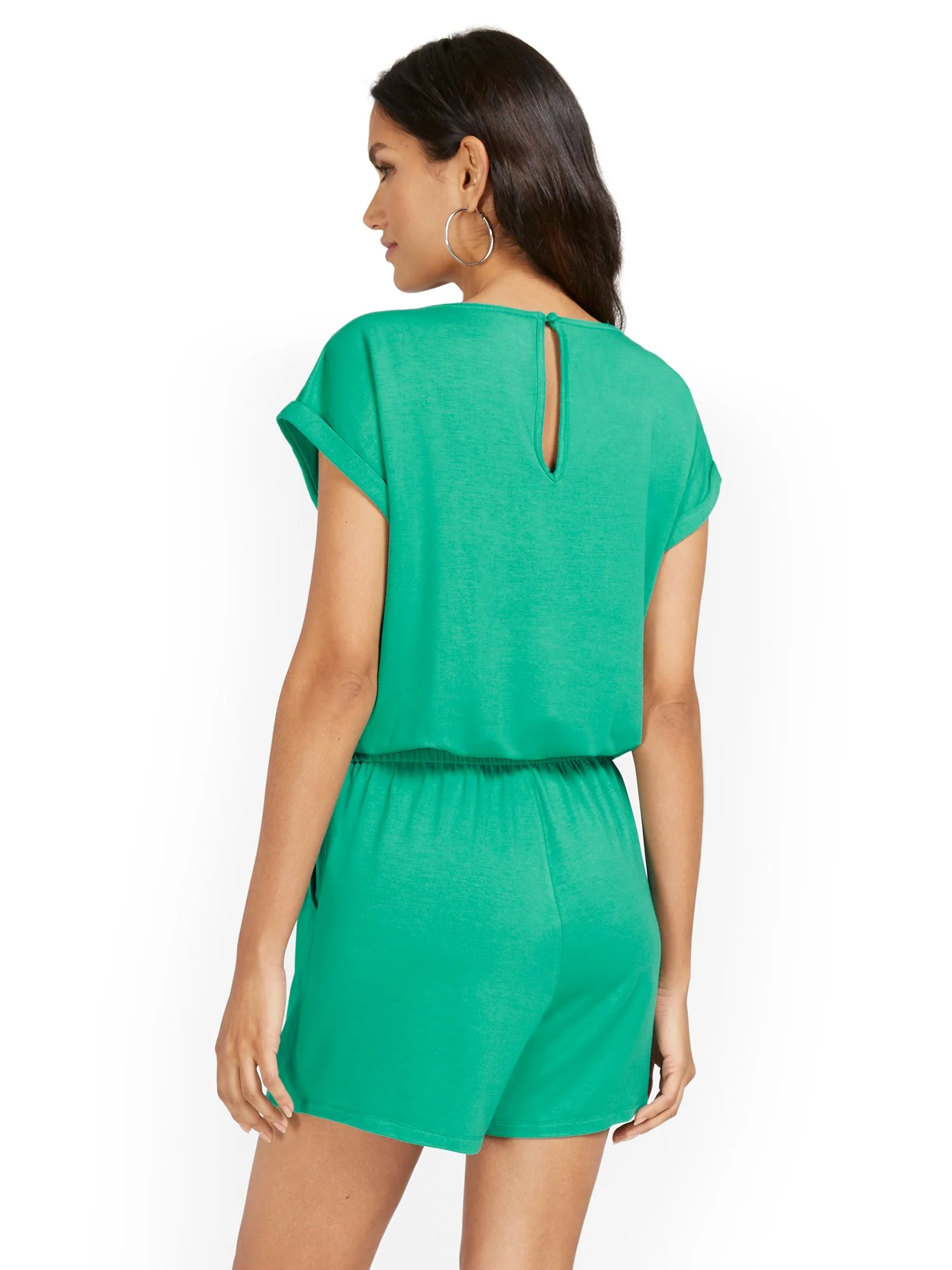 French Terry T-Shirt Romper - Image 6