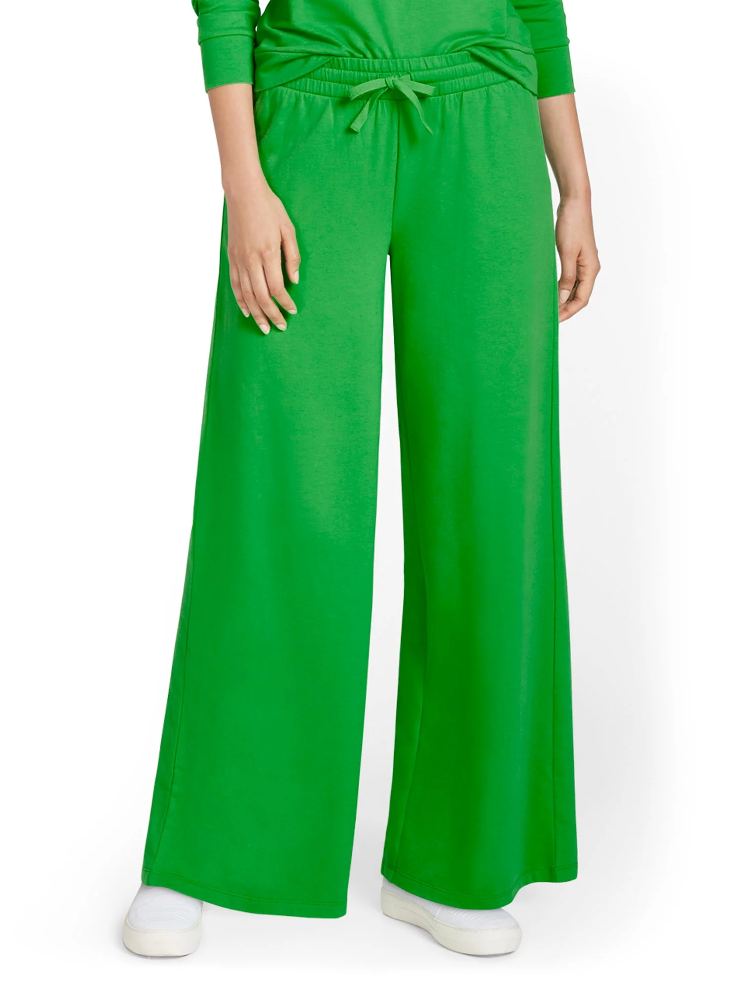 French Terry Wide-Leg Pant - Image 11