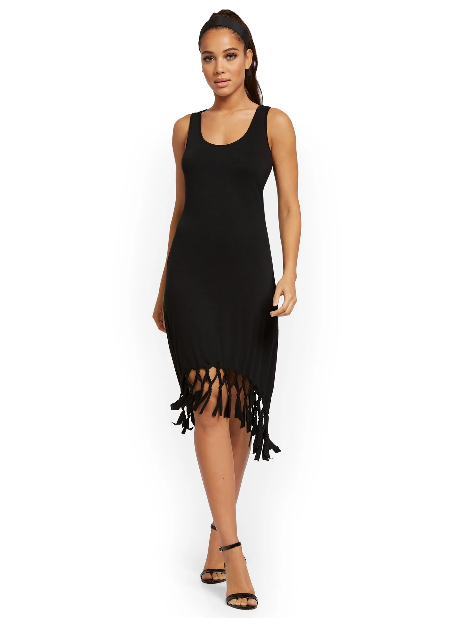 Fringe Tank Dress - Image 4