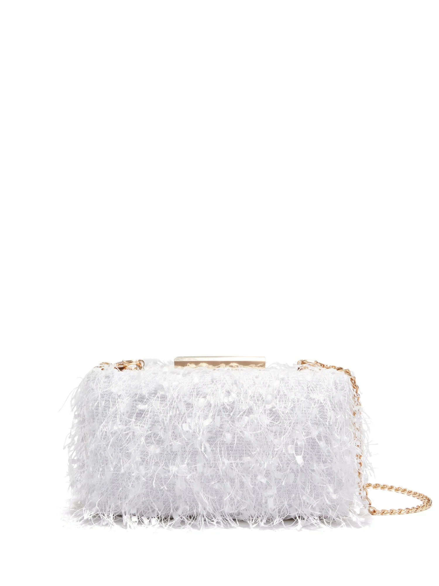 Fuzzy-Textured Clasp Clutch - Image 3