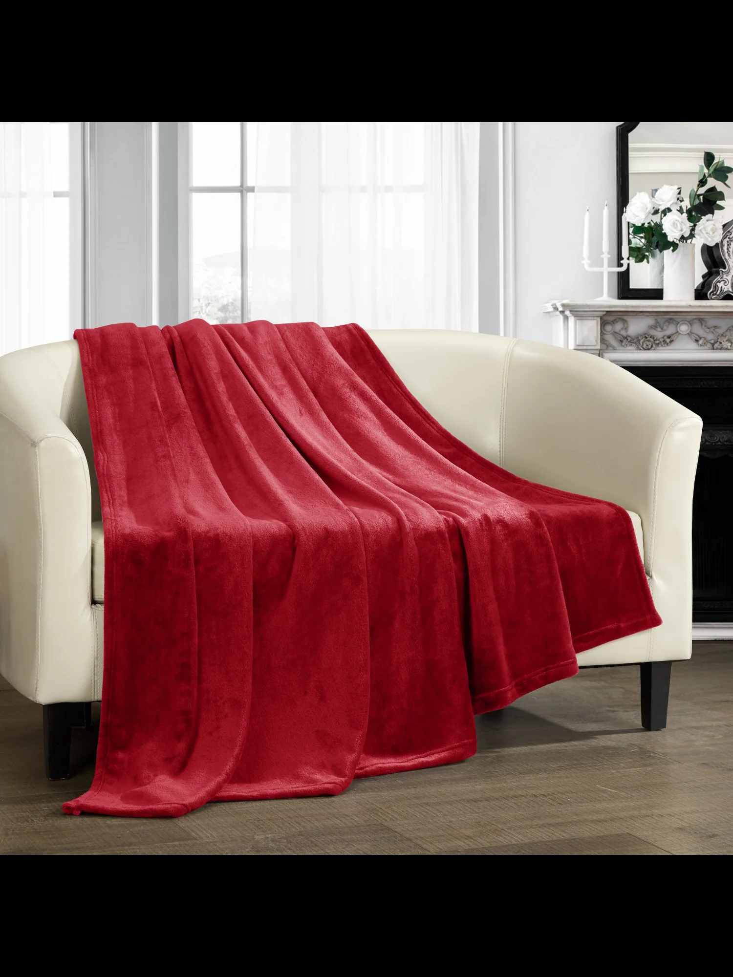 Gaten Ultra Plush Fleece Throw Blanket - NY&C x Chic Home - Image 9