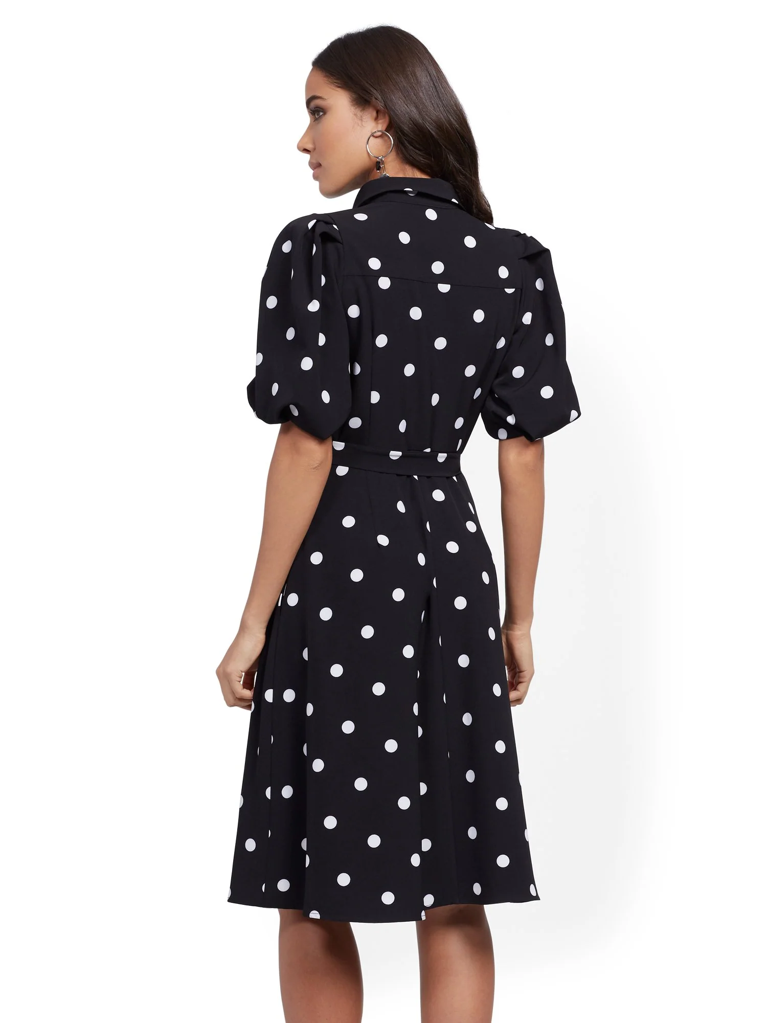Gauze Tie-Dye Off-The-Shoulder Smocked Dress - Image 3