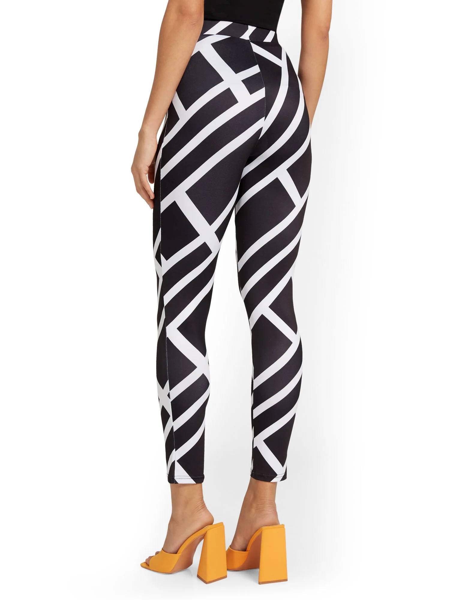 Geometric-Print Ankle Legging - Image 3