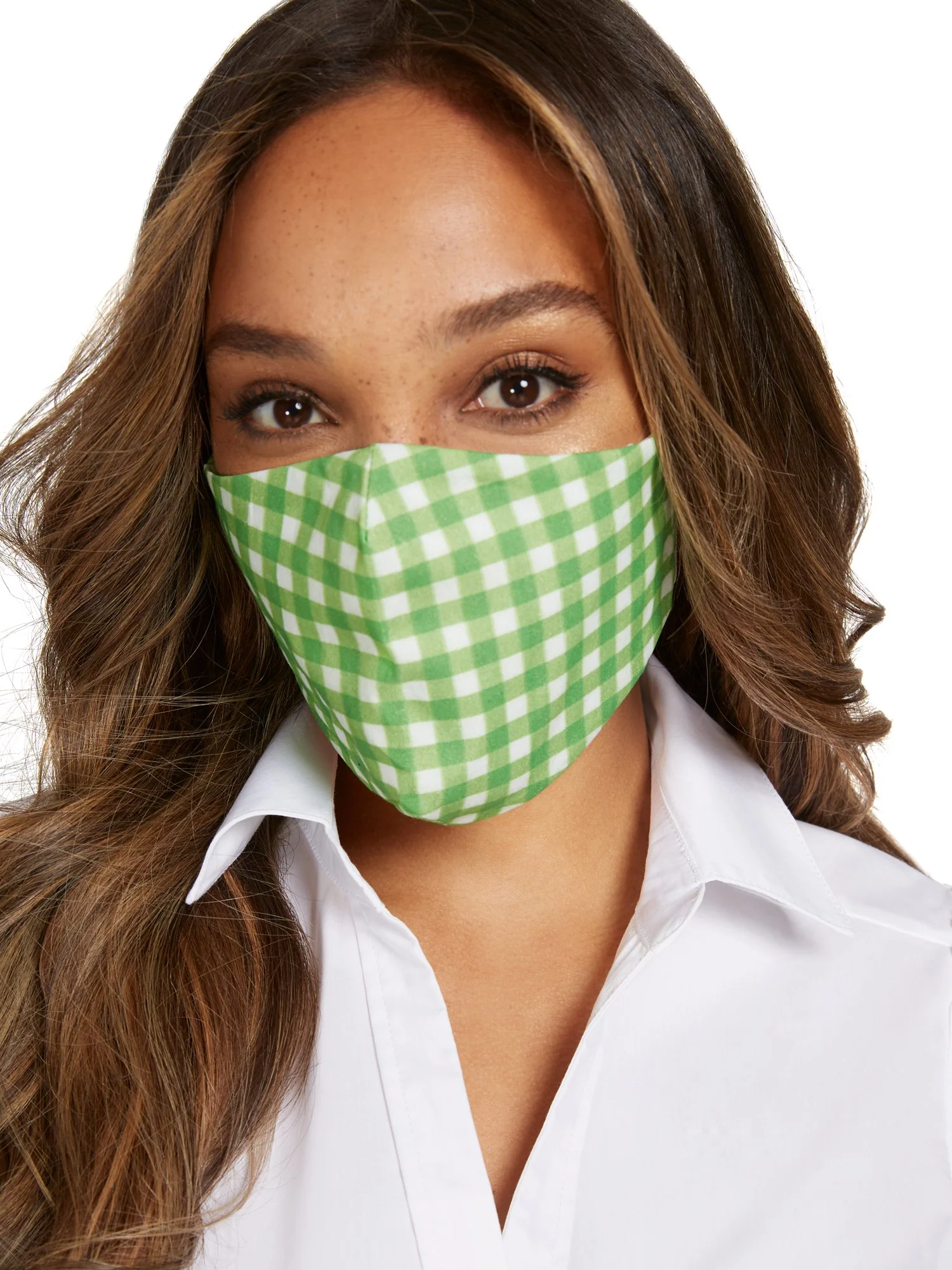 Gingham Face Mask