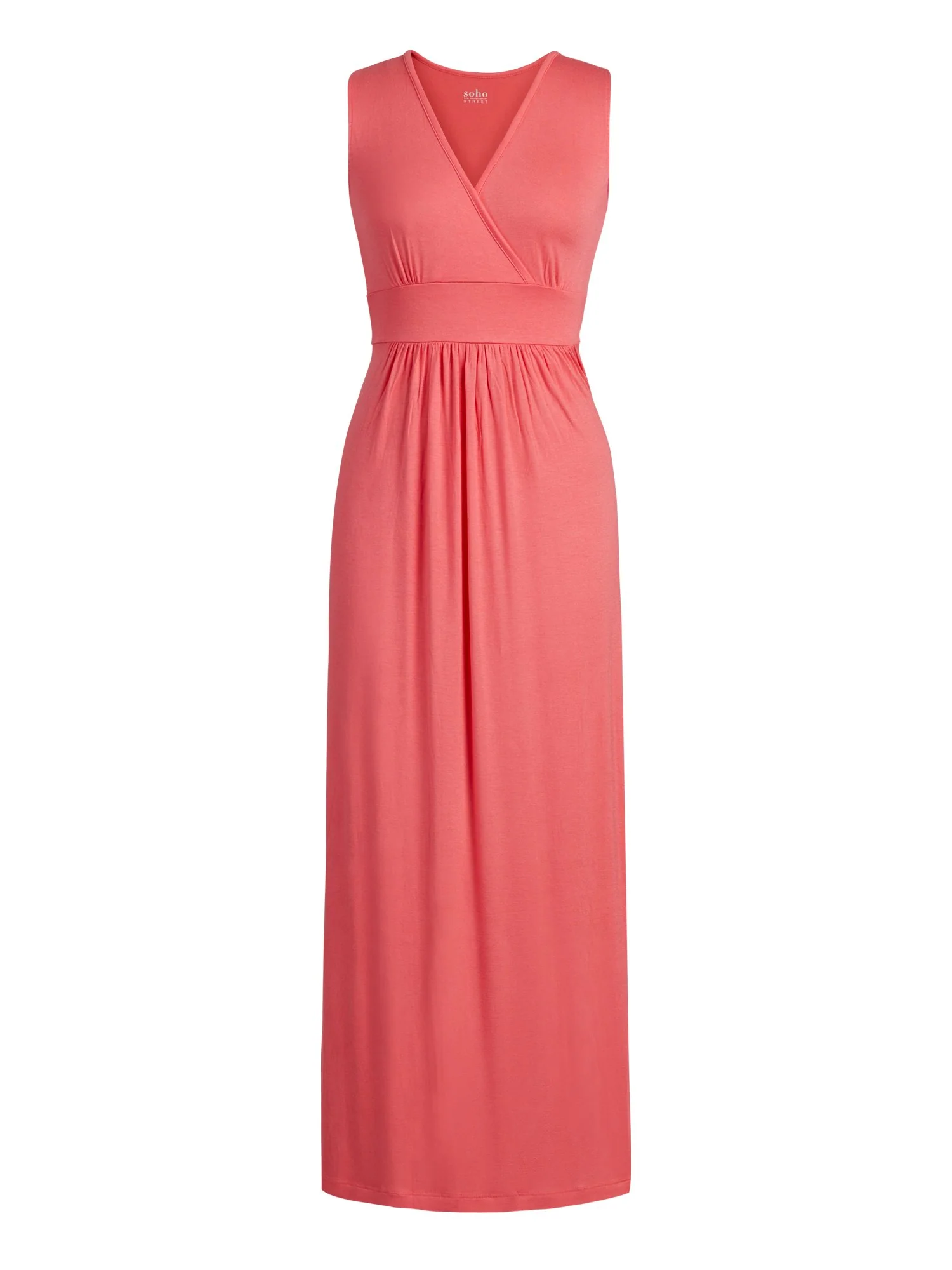 Goddess Wrap-Front Maxi Dress - Image 8