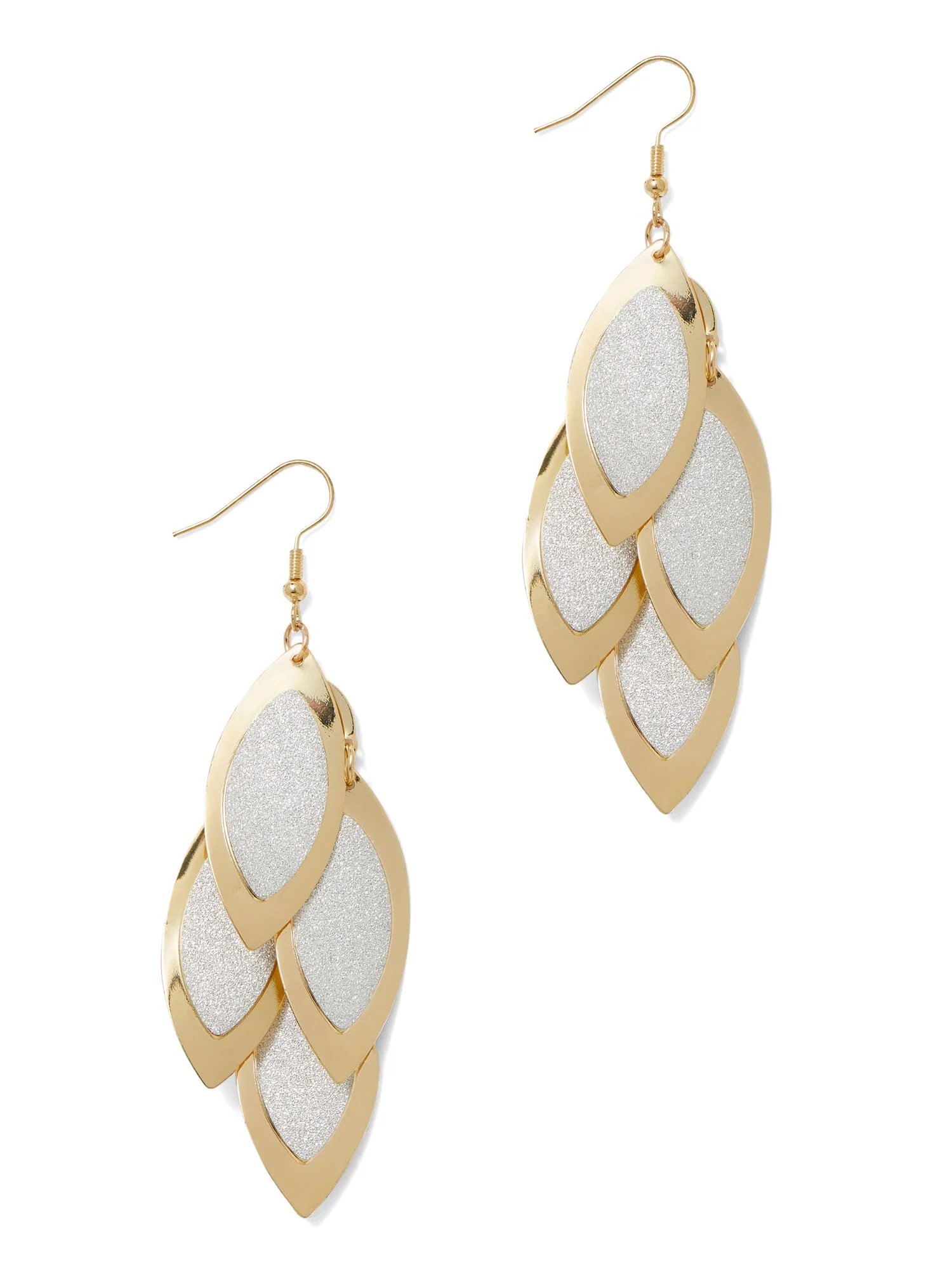 Gold Leaflet Statement Earring
