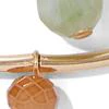 Goldtone Beaded Layered Statement Necklace - Image 3