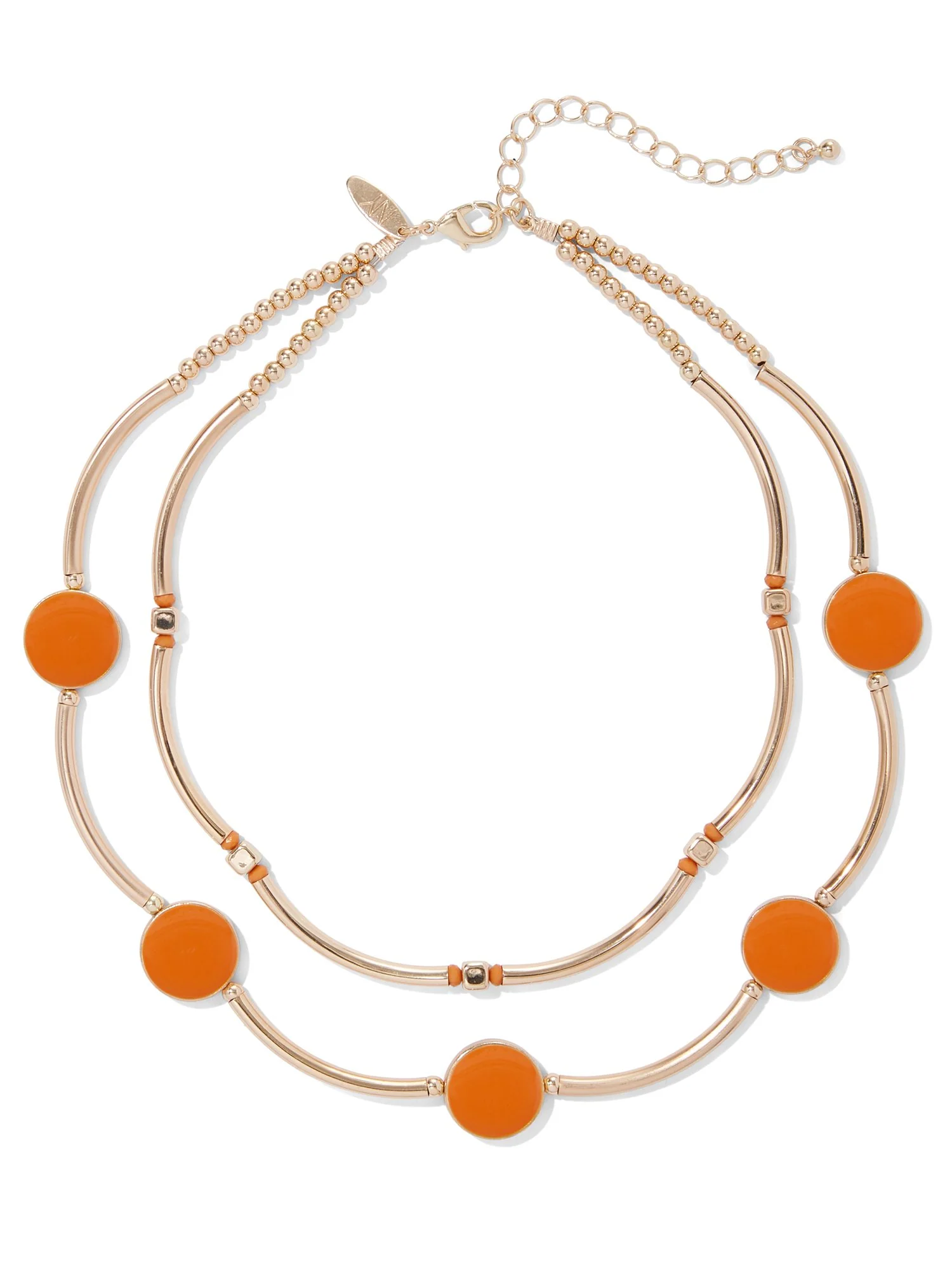 Goldtone Layered Collar Necklace