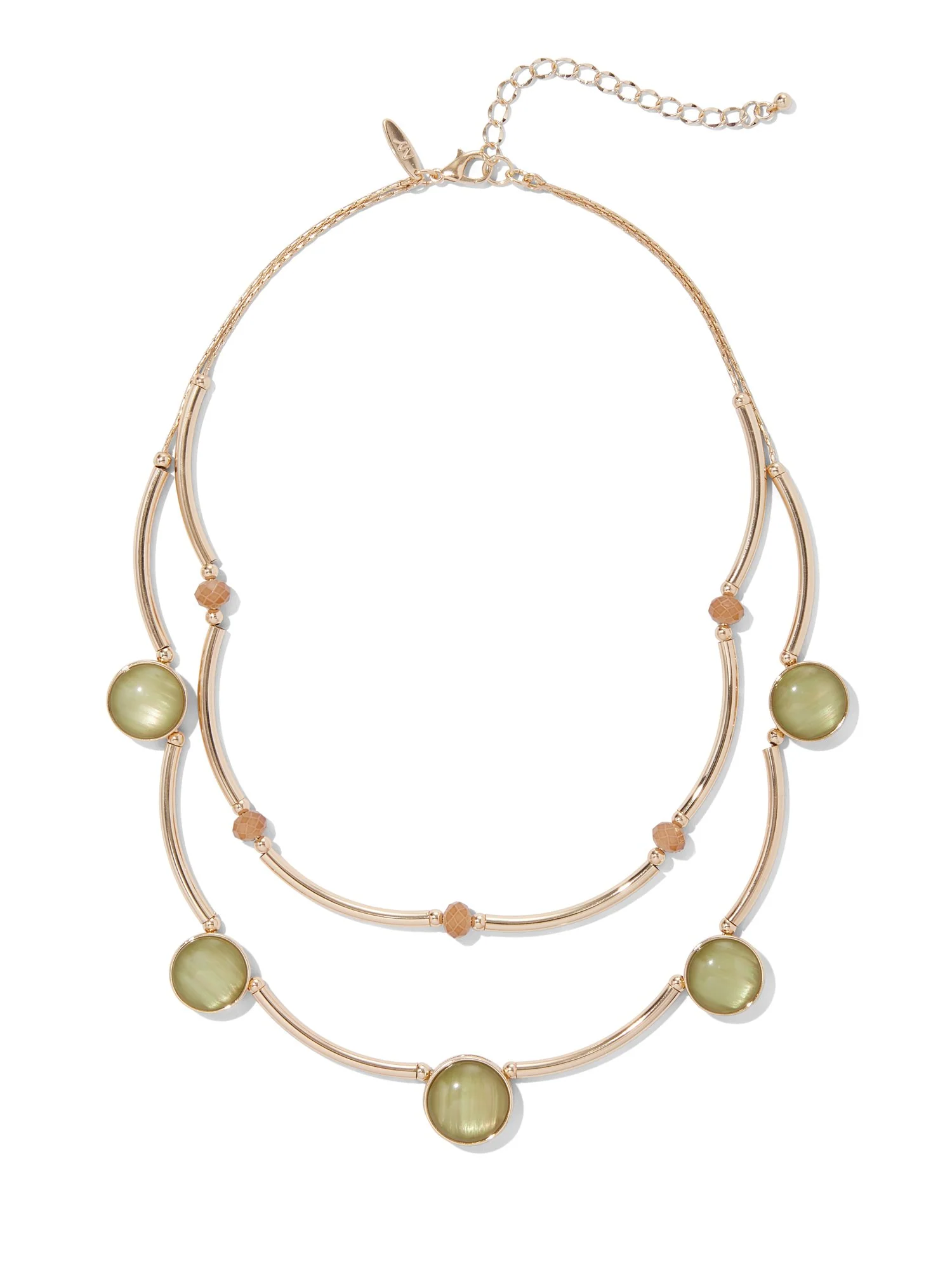 Goldtone Link Necklace