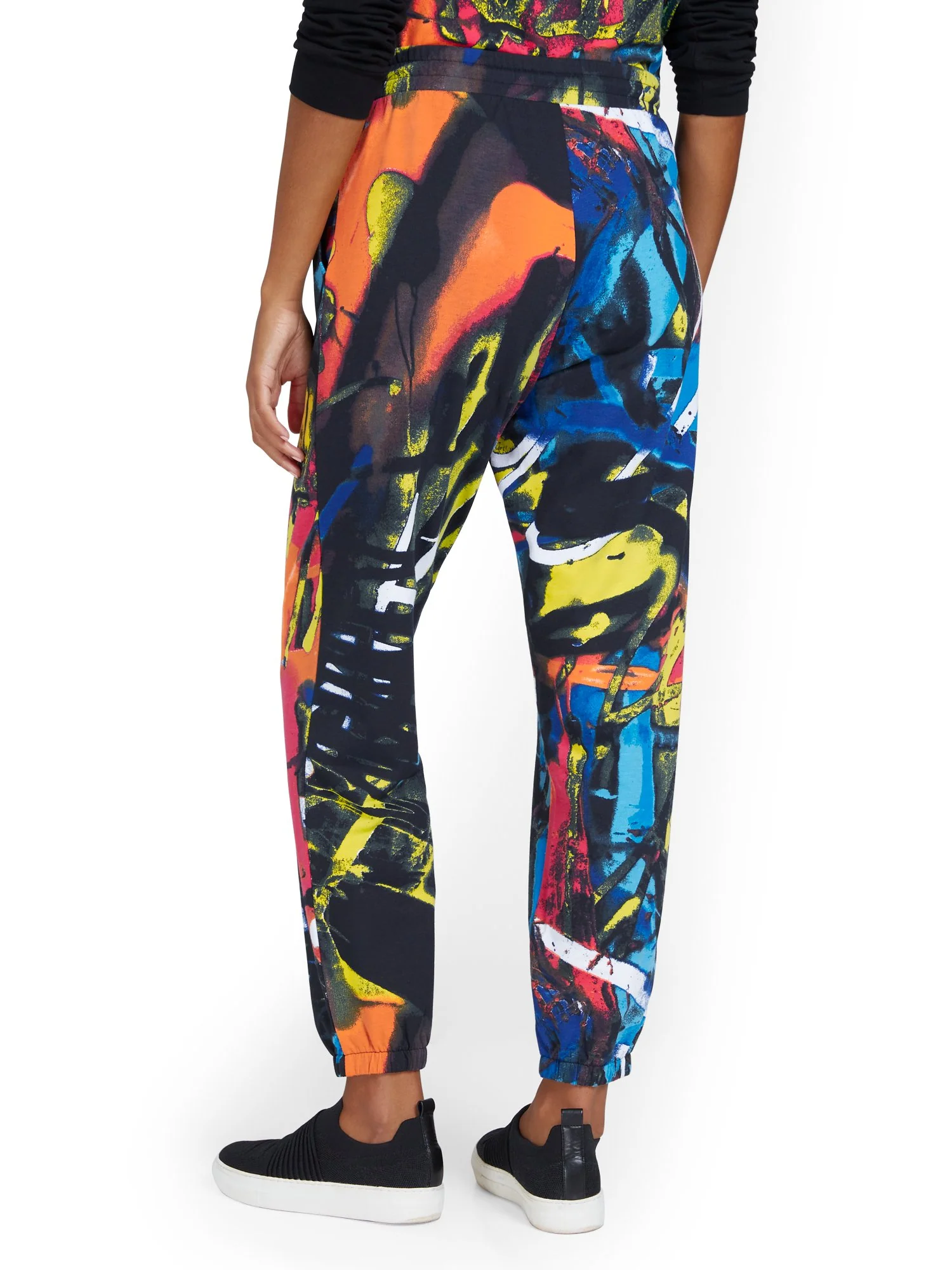 Graffiti-Print French Terry Jogger Pant - Image 3