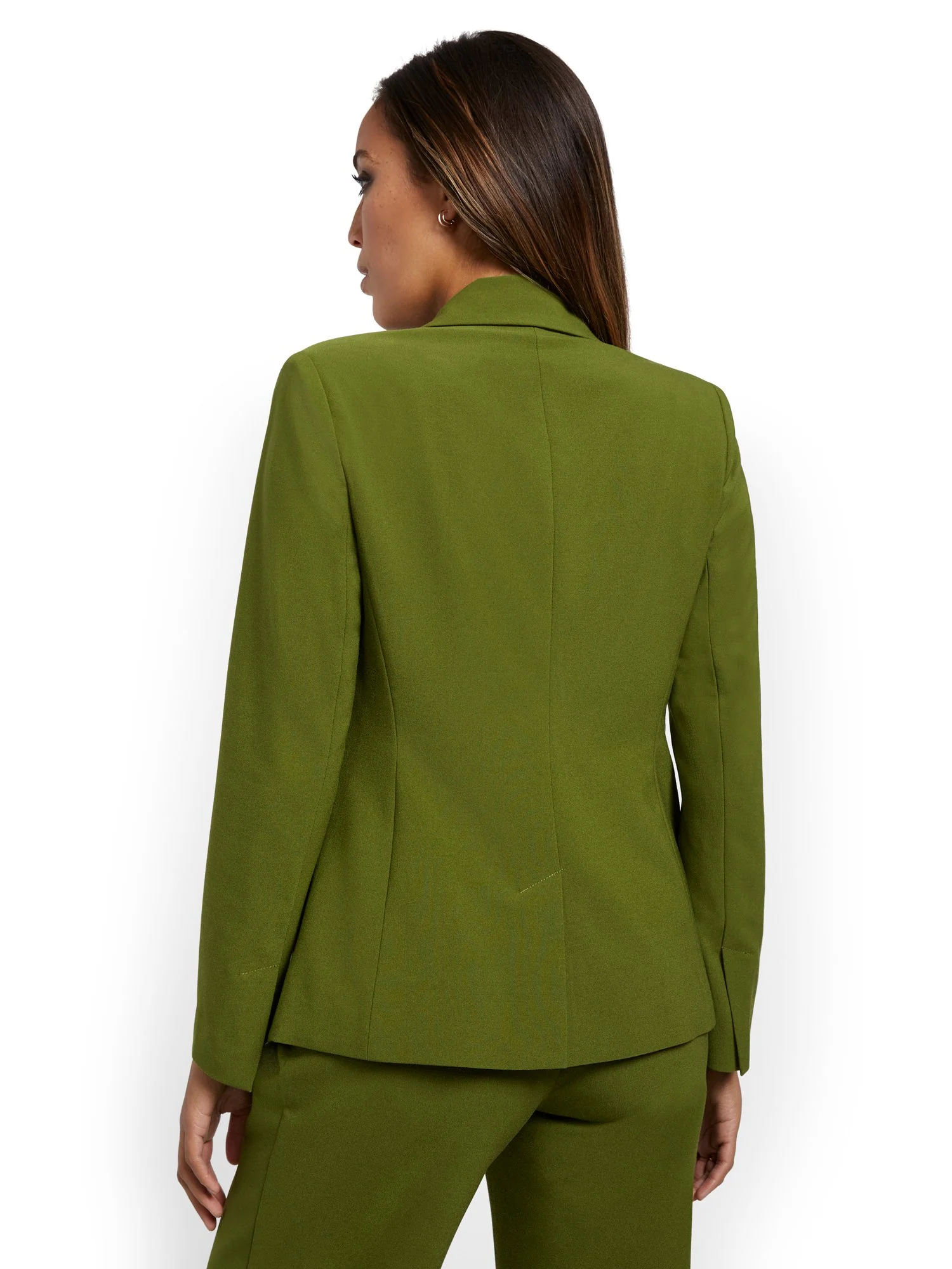 Green Double-Breasted Jacket - Double Stretch - Image 3