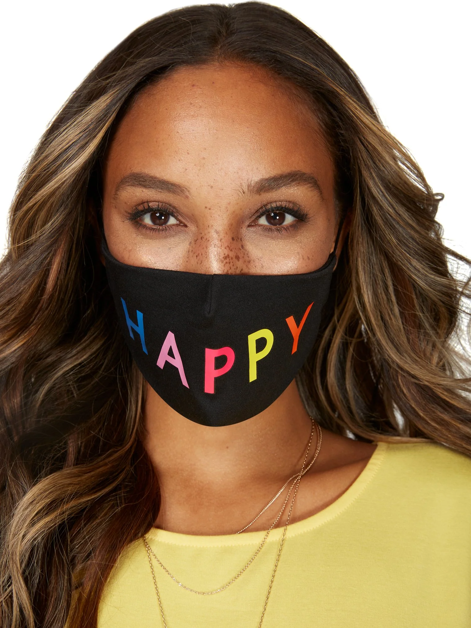 Happy Rainbow Face Mask - Image 2