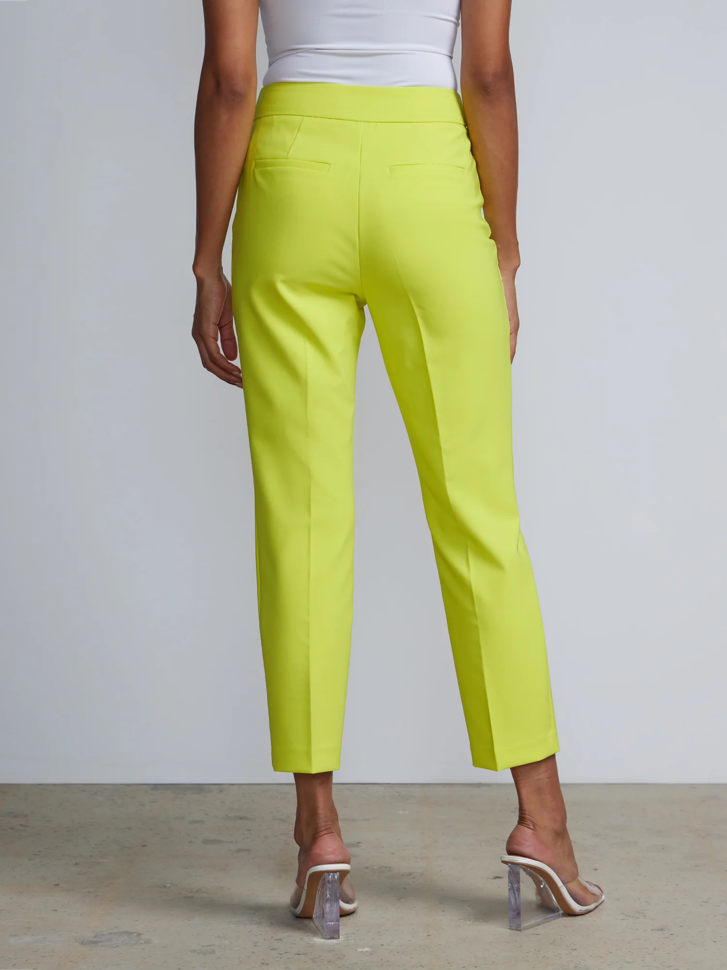 High Rise Tapered Ankle Pants - Image 3