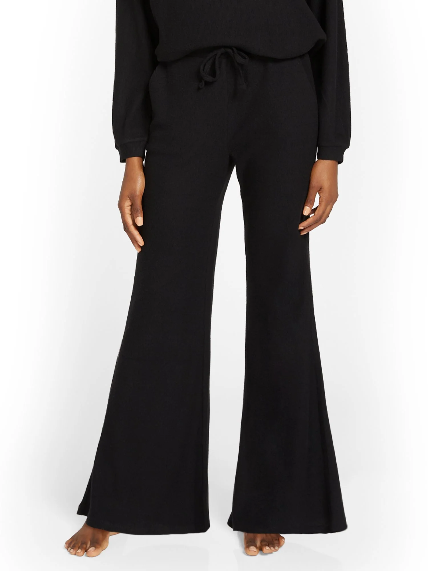 High-Waist Waffle Flare Pant - Image 2