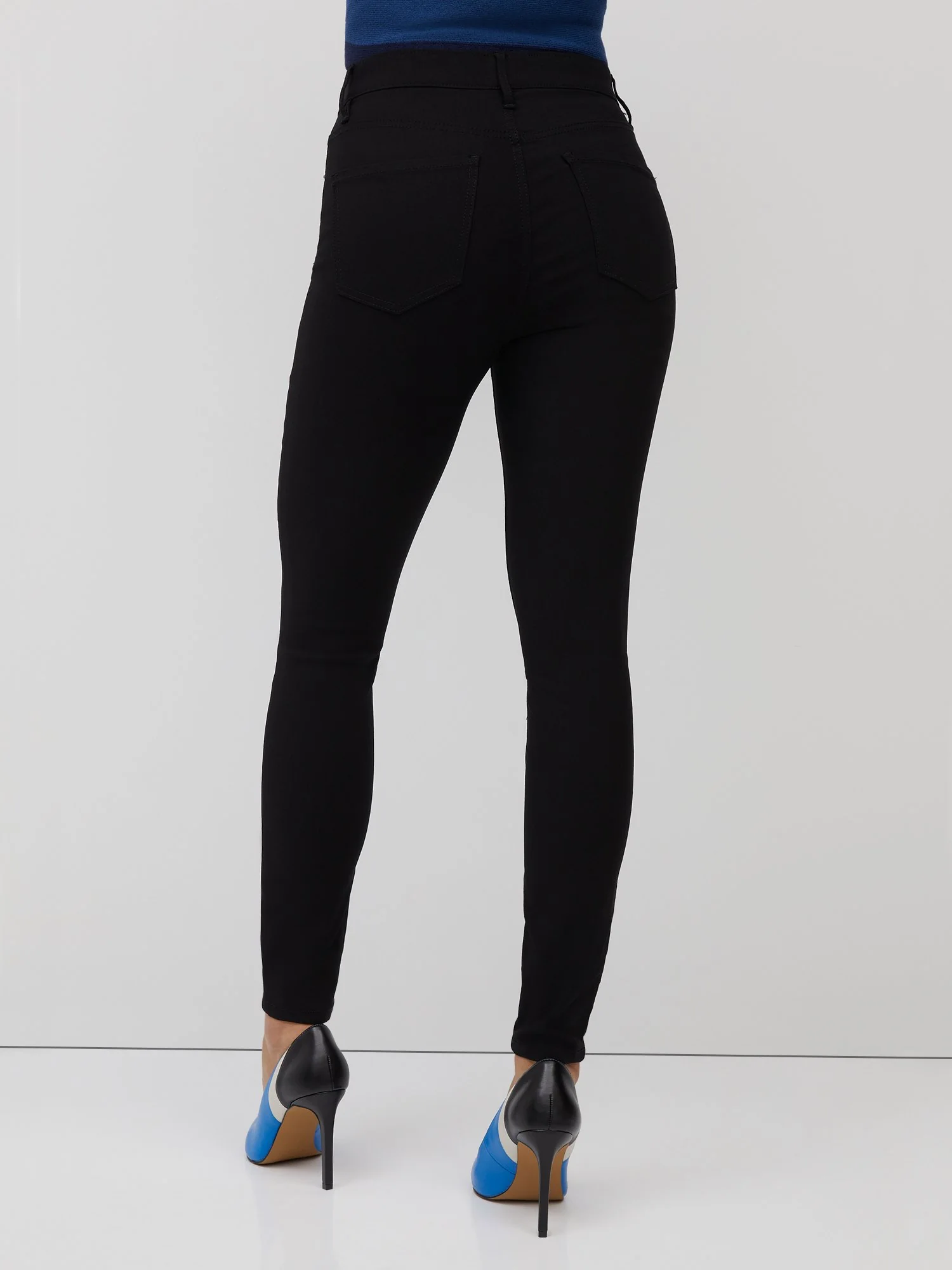 High-Waisted 5-Pocket Slim-Leg Pant - Image 2