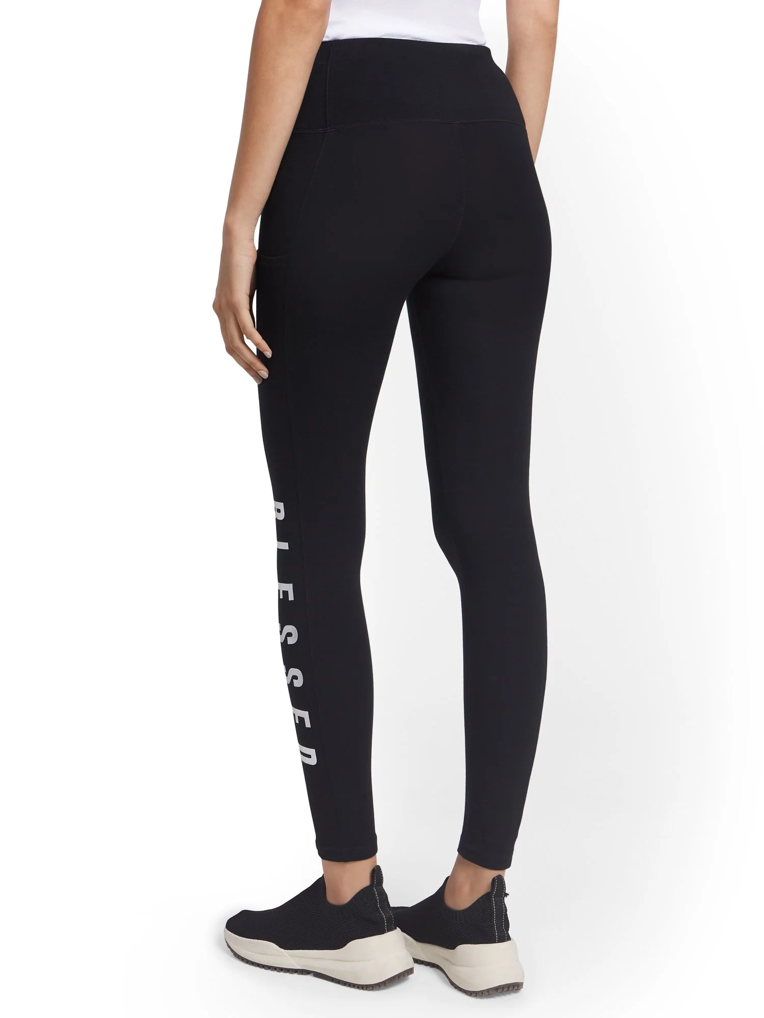 High-Waisted 'Blessed' Pocket Legging - Image 2
