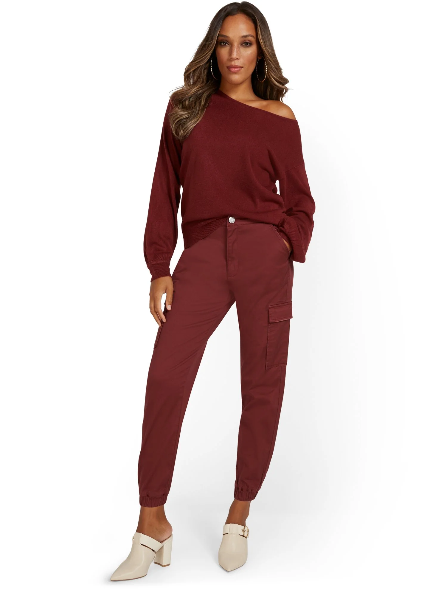 High-Waisted Cargo Jogger Pant - Image 16