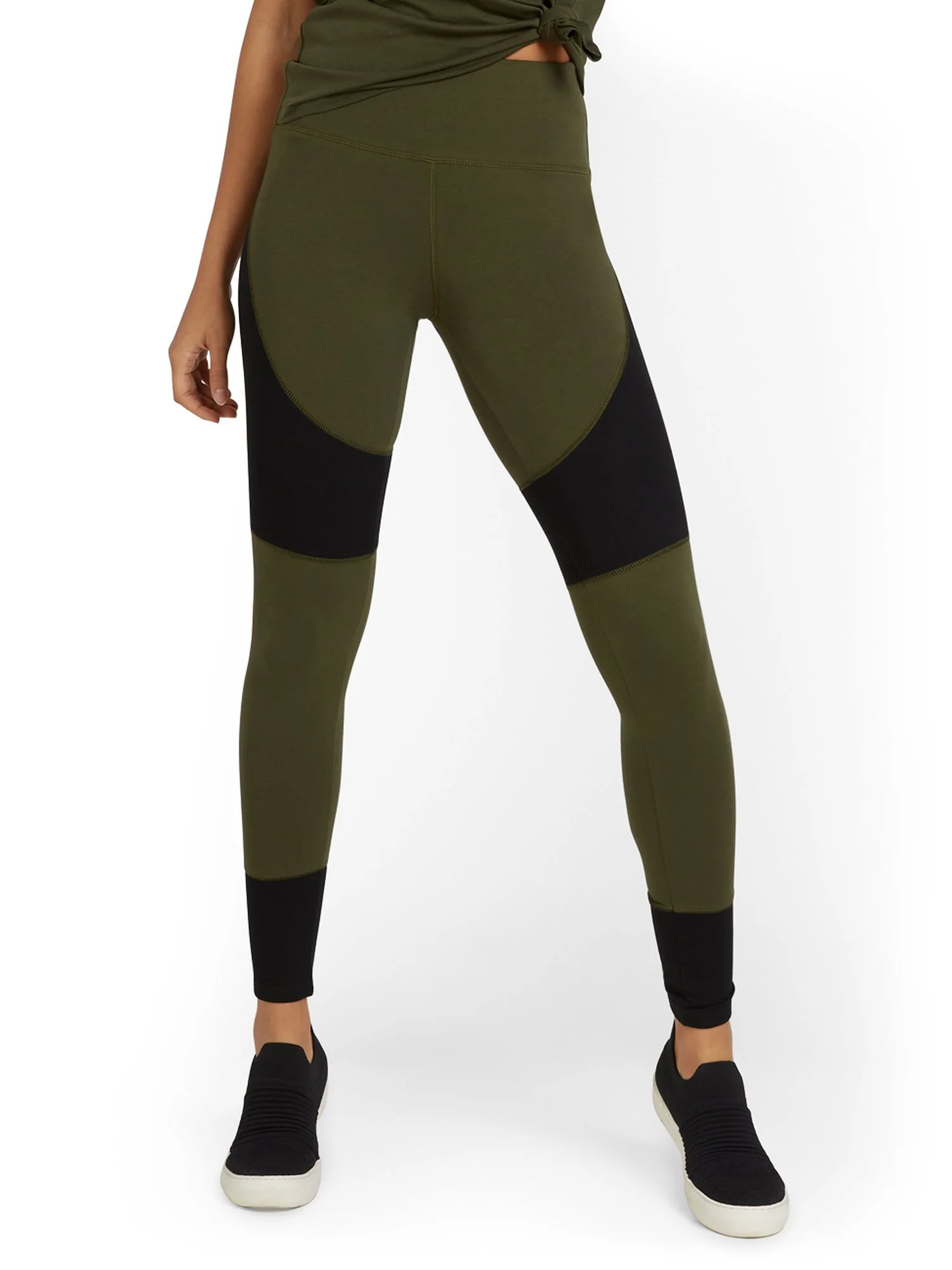 High-Waisted Colorblock Pocket Legging