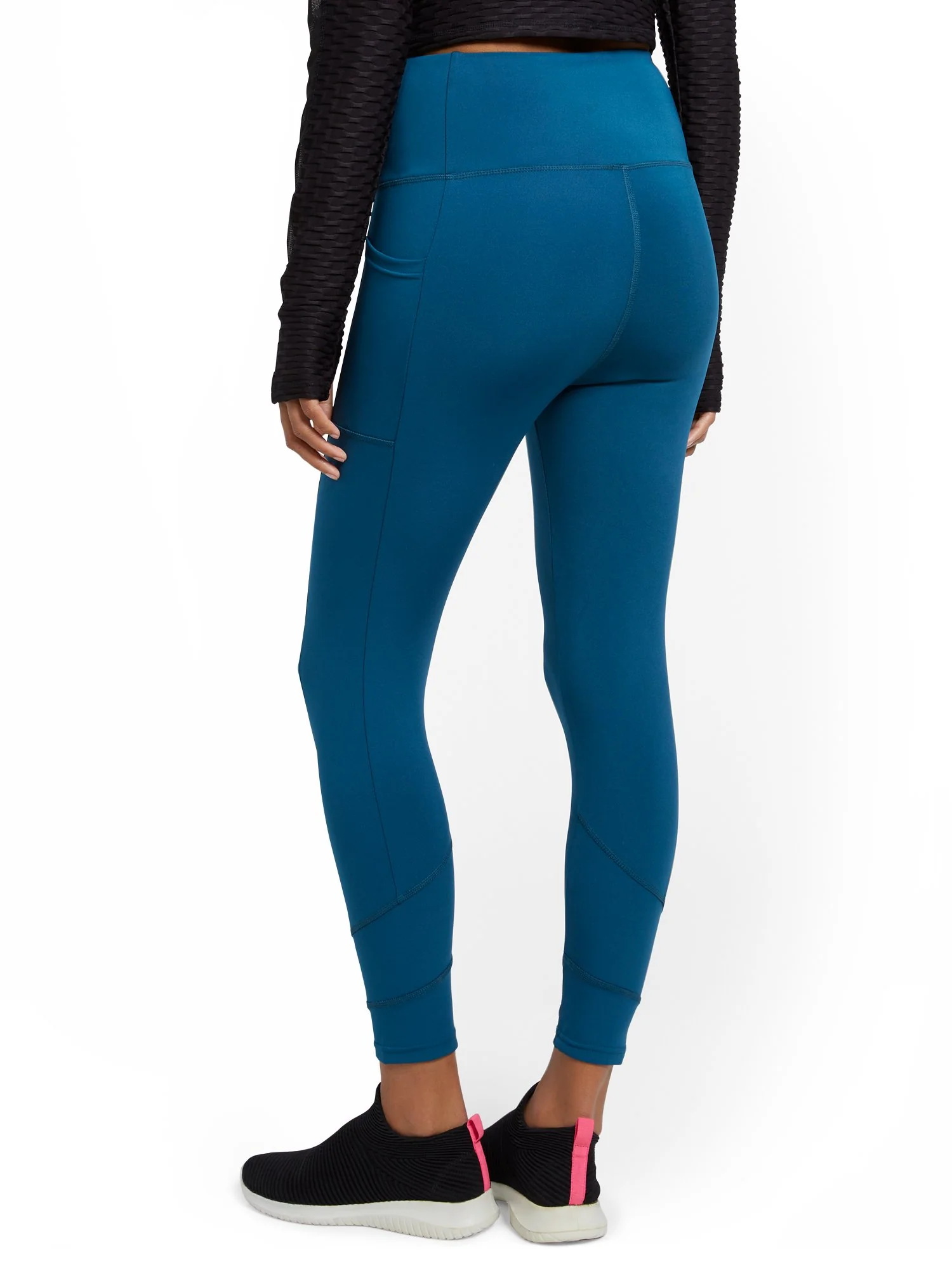 High-Waisted Geometric Seam Legging - Image 19