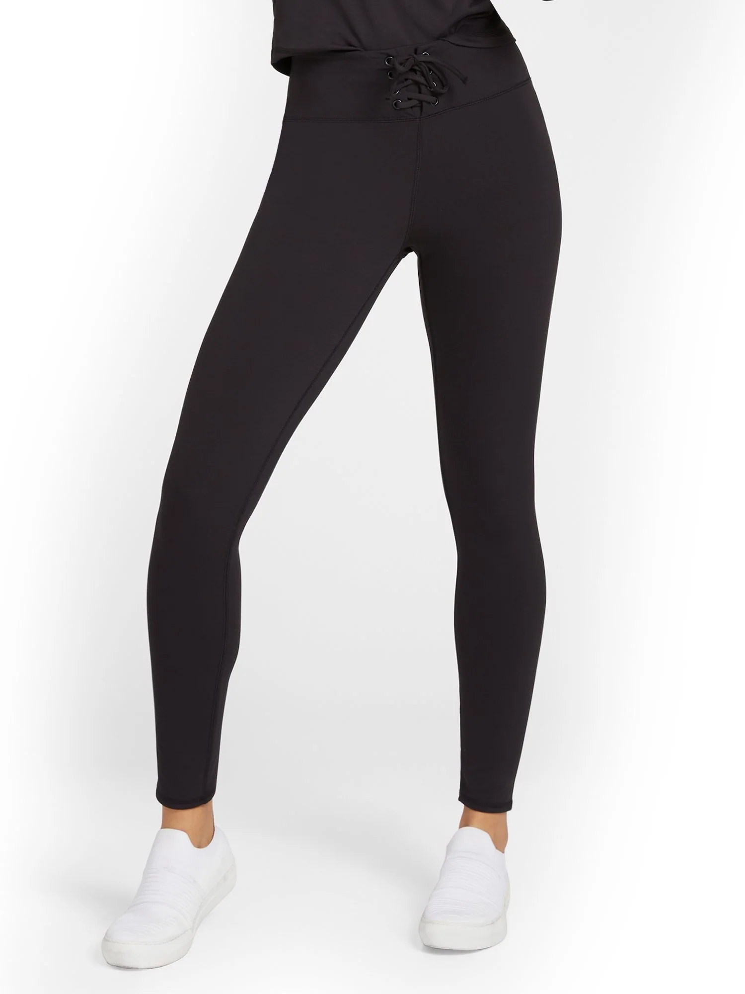 High-Waisted Lace-Up Pocket Legging - City Contour