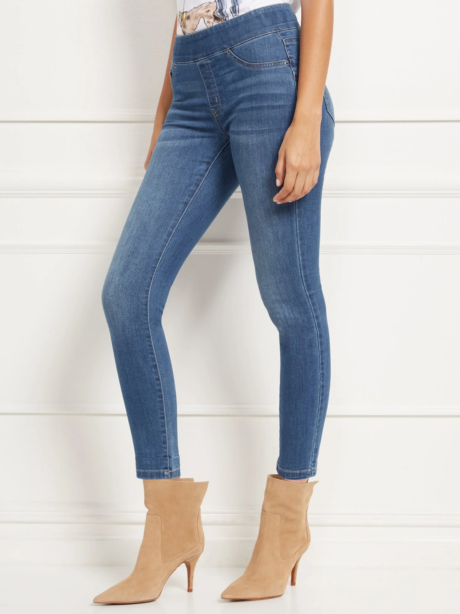 High-Waisted No-Gap Pull-On Legging - Goldstone - Image 6