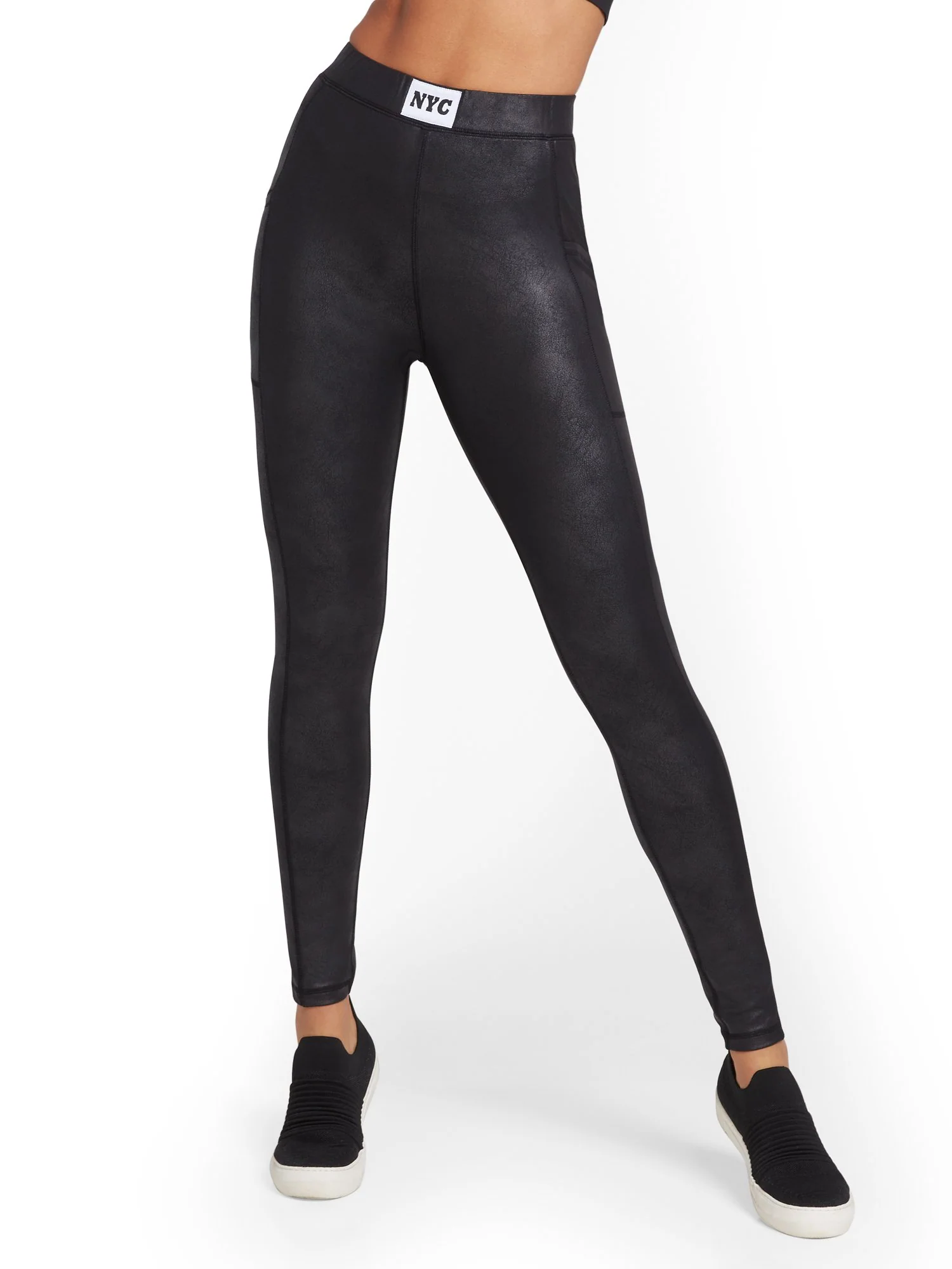 High-Waisted NYC Scuba Pocket Legging - Image 2