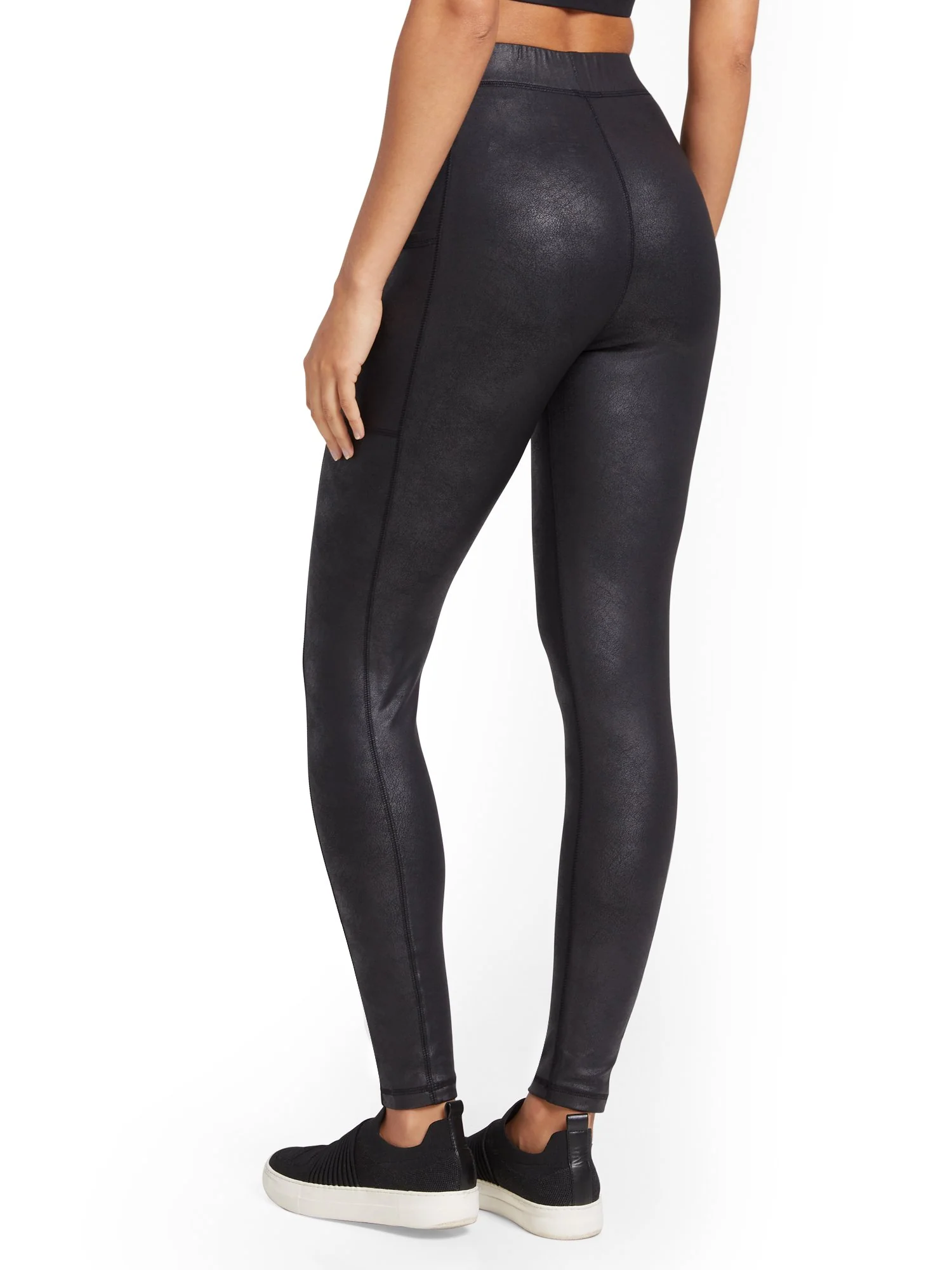 High-Waisted NYC Scuba Pocket Legging - Image 3