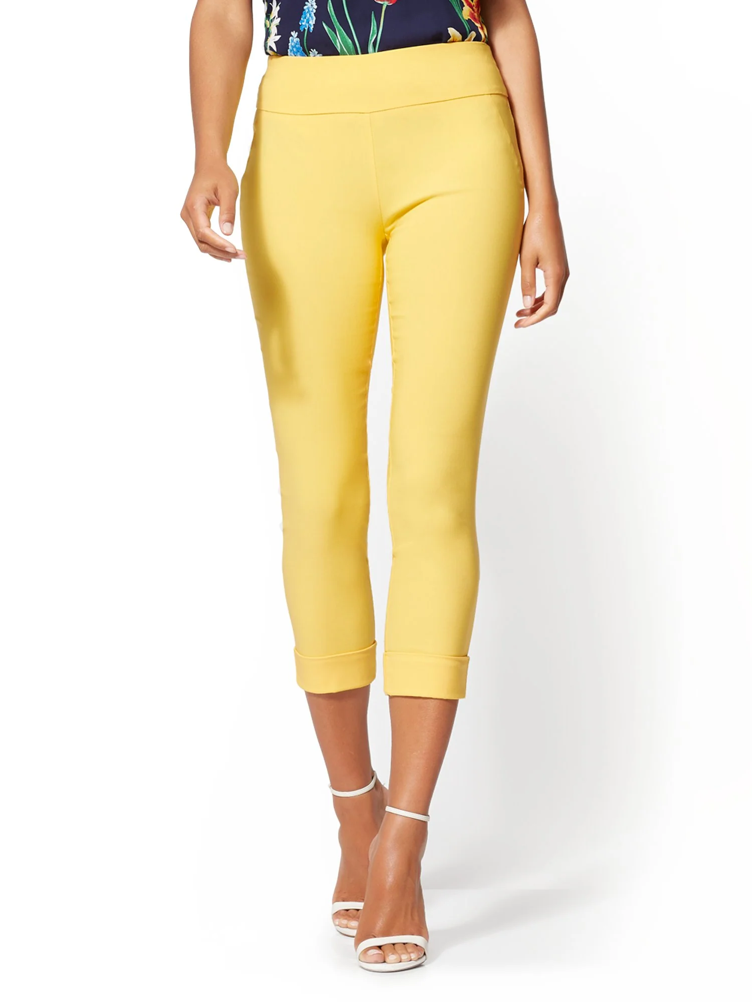 High-Waisted Pull-On Crop Pant - Image 33
