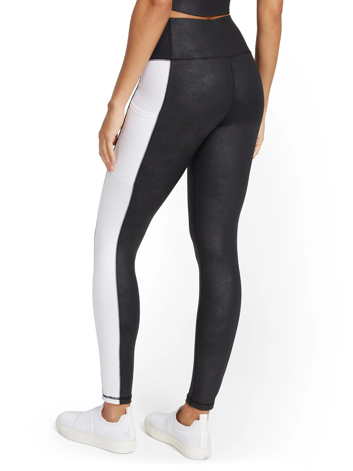 High-Waisted Side-Stripe Pocket Legging - Image 3