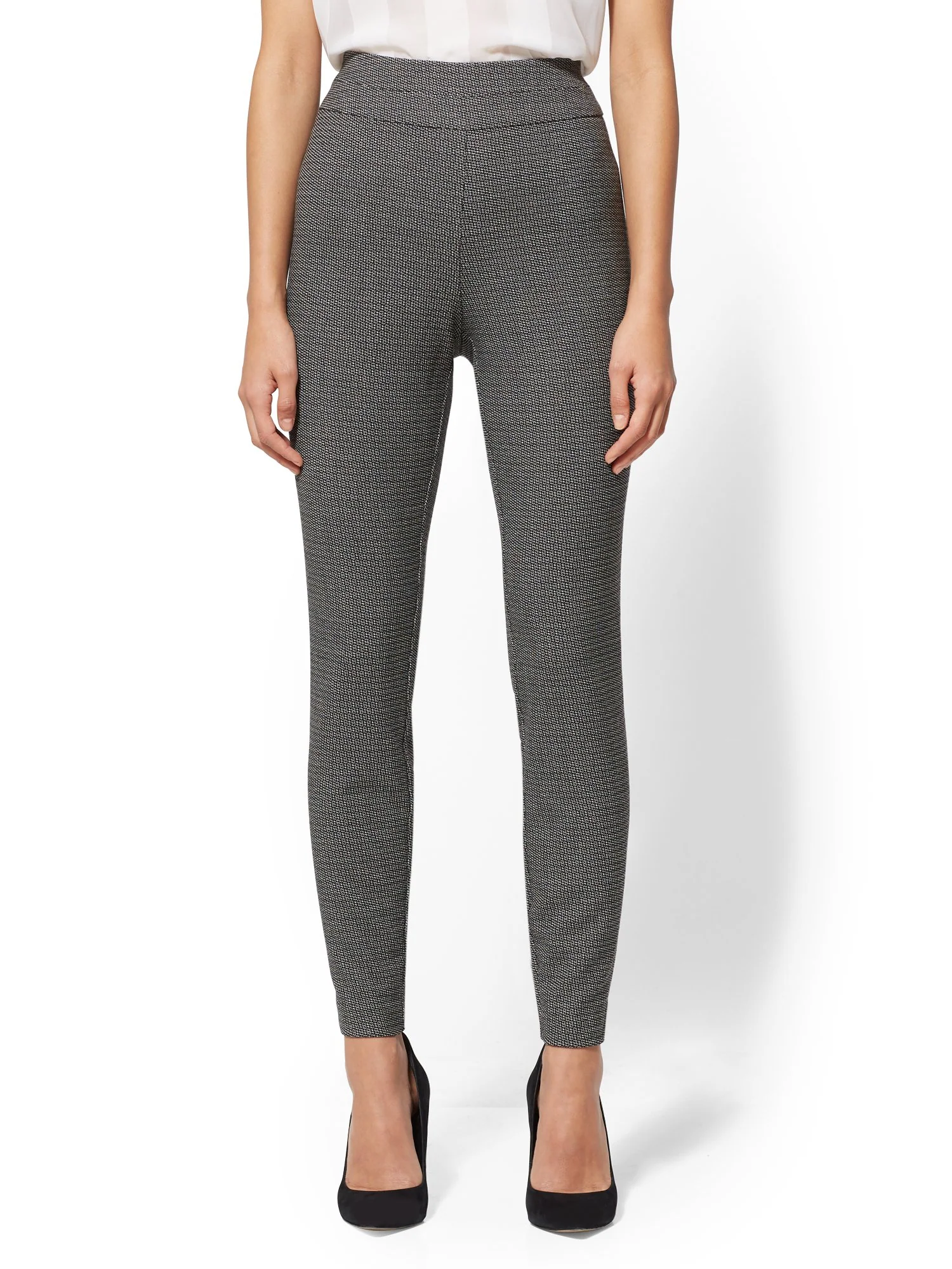 High-Waisted Slim Leg Pant - 7th Avenue - Image 5