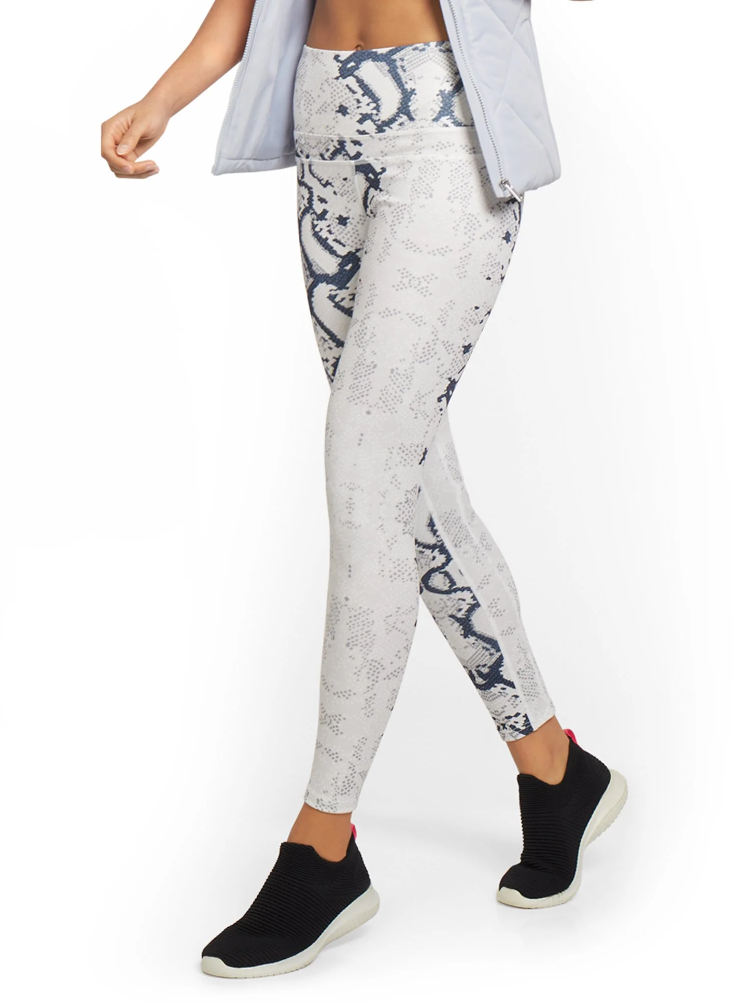 High-Waisted Snake-Print Legging