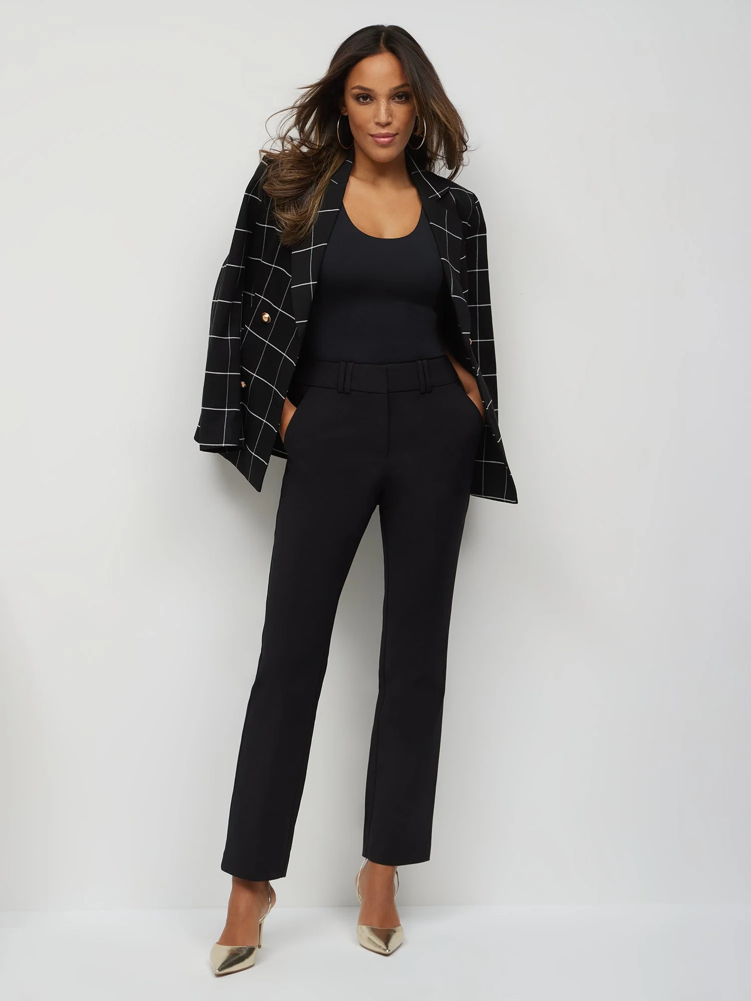 High Rise Straight-Leg Pant - All Season Stretch