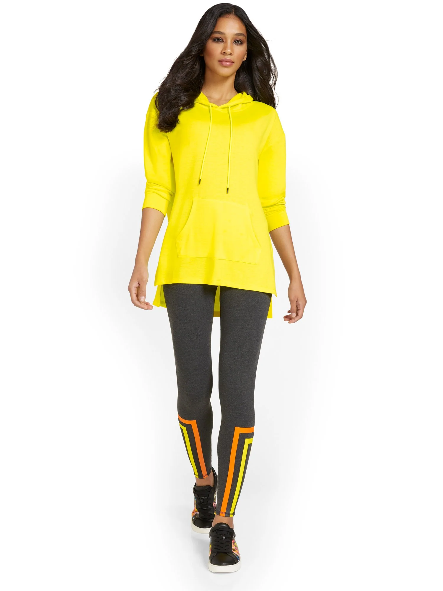 High-Waisted Stripe-Detail Pocket Legging - Image 8