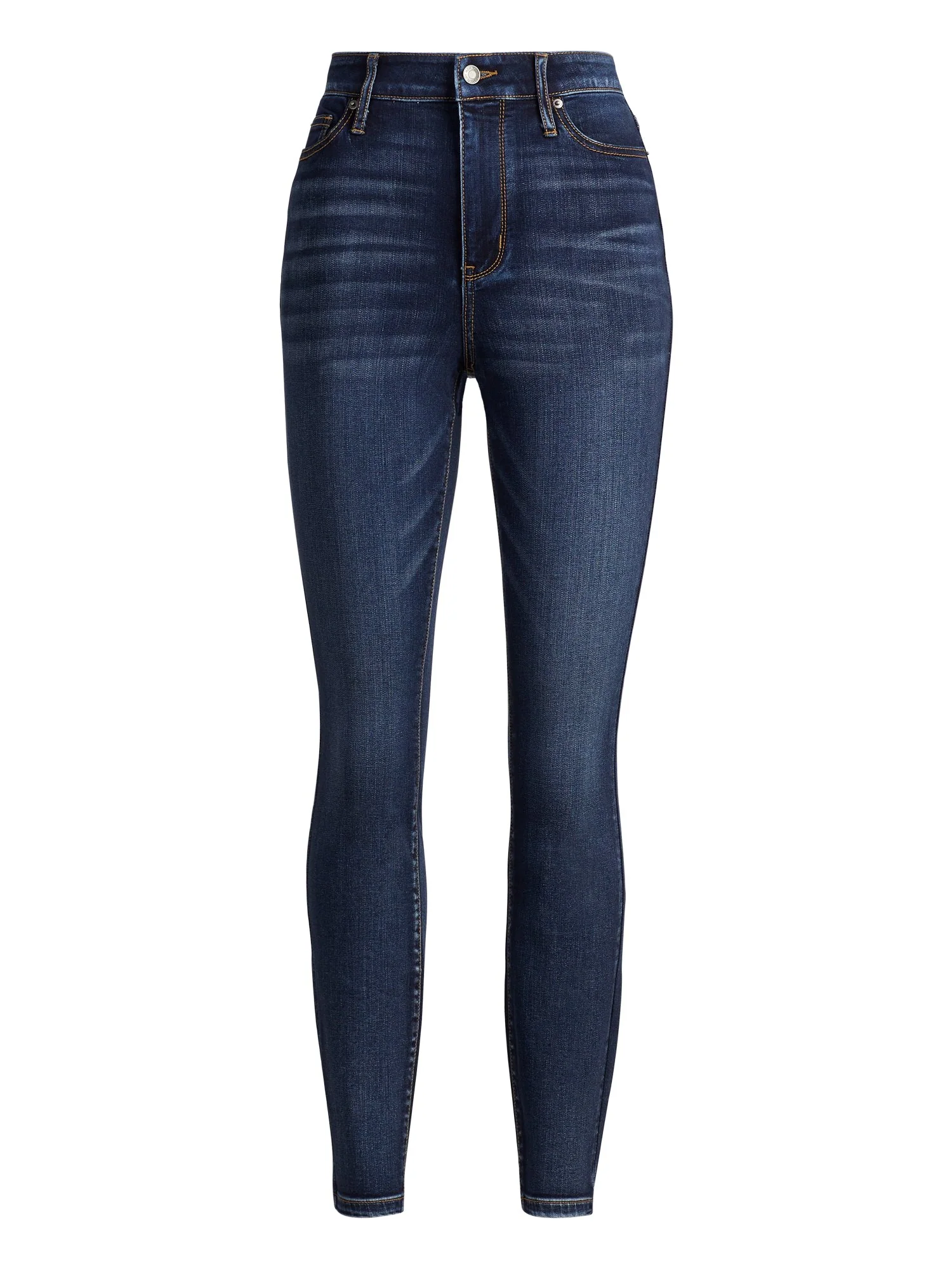 High-Waisted Super-Skinny Jeans - Cowboy Blue - Image 2