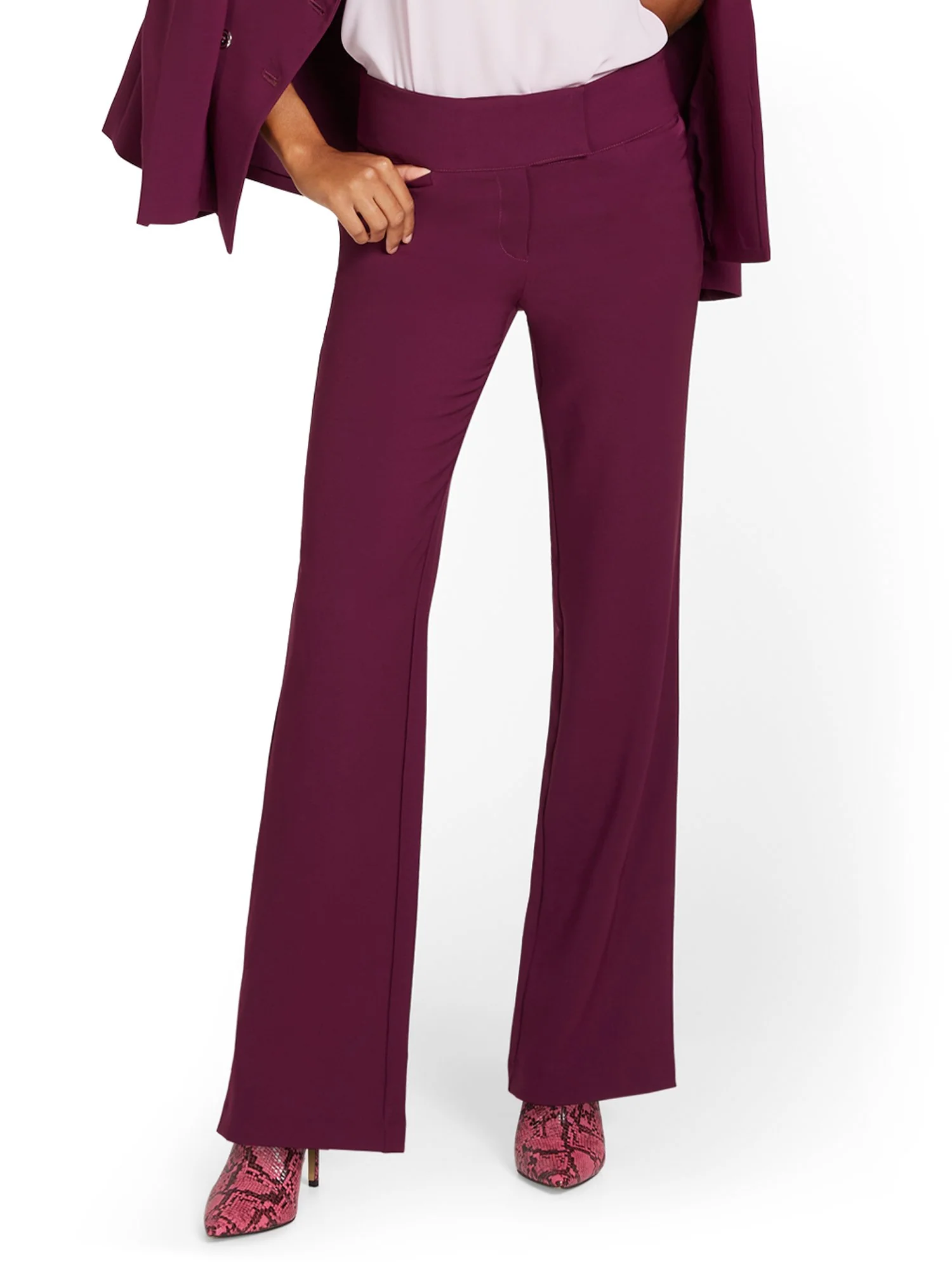 High-Waisted Wide-Leg Pant - Premium Stretch - Image 11