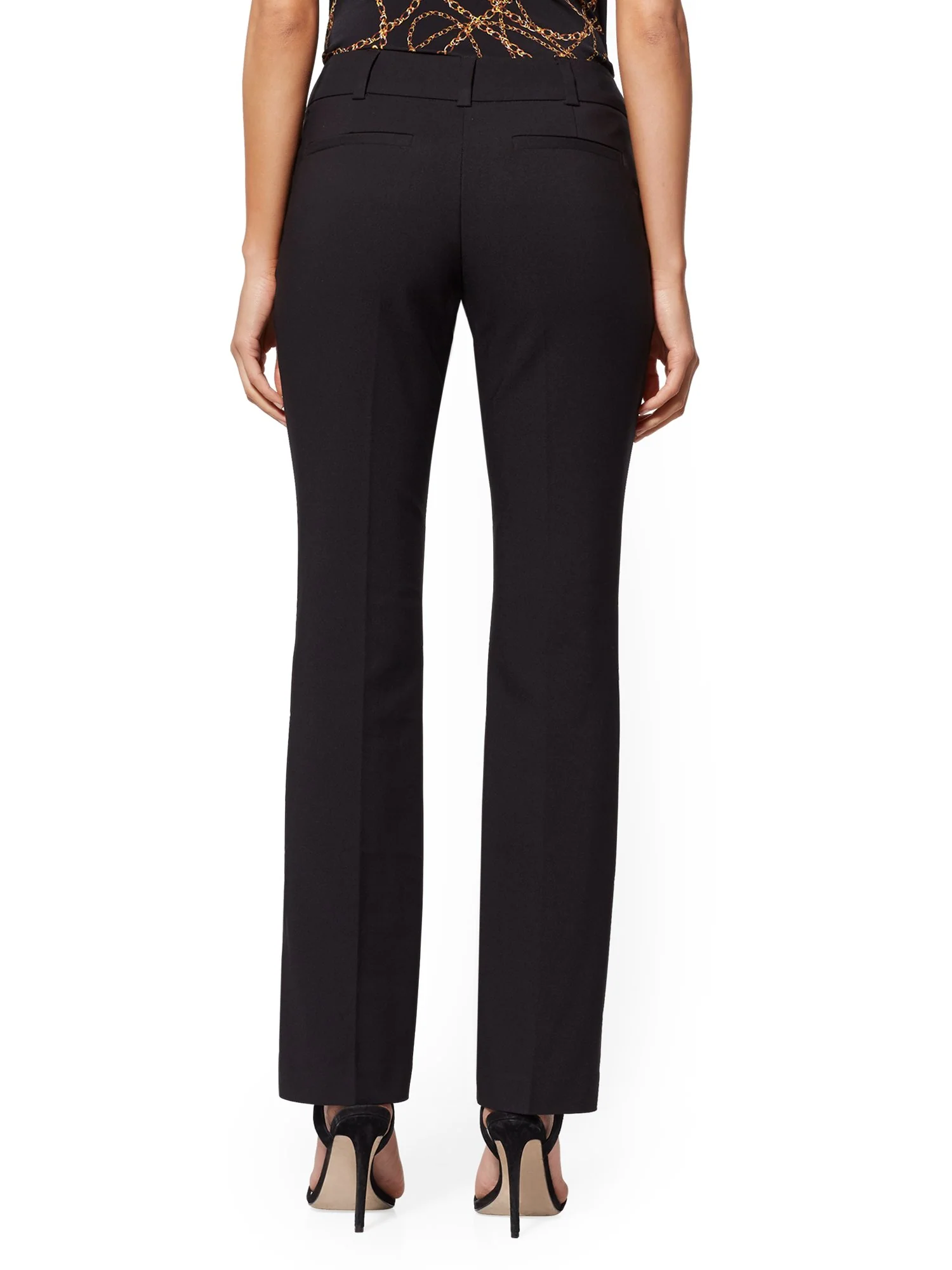 Horsebit-Accent Straight-Leg Pant - Signature - 7th Avenue - Image 3