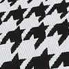 Houndstooth Bow-Neck Sweater Dress - Image 4