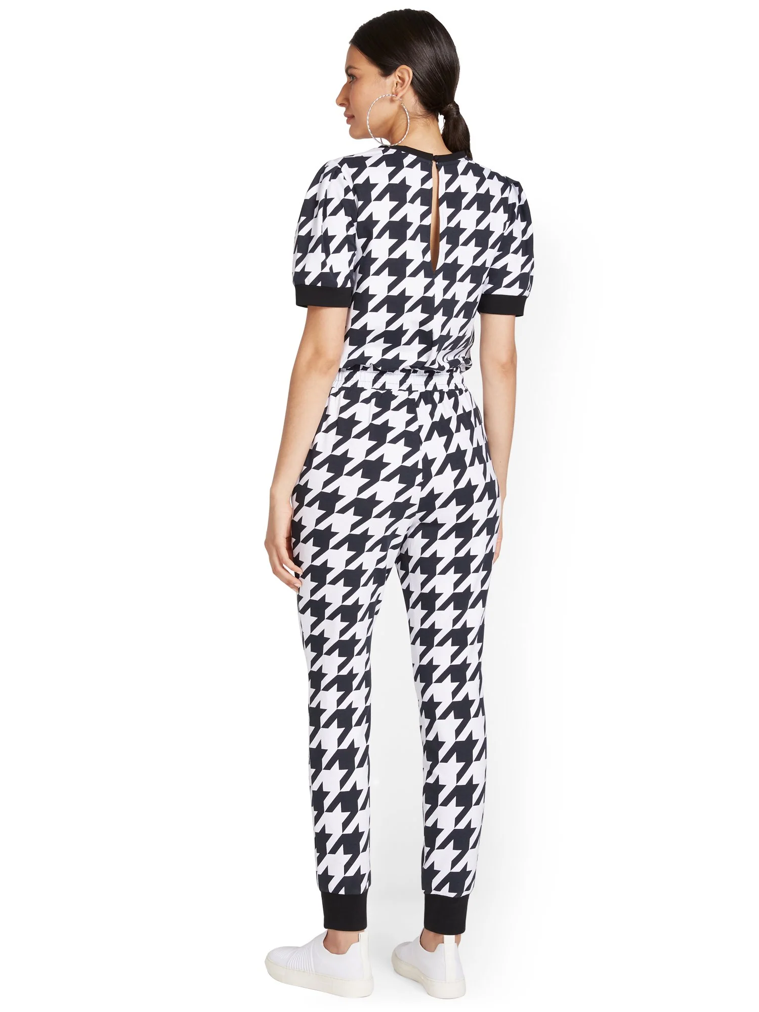 Houndstooth Jumpsuit - Image 3
