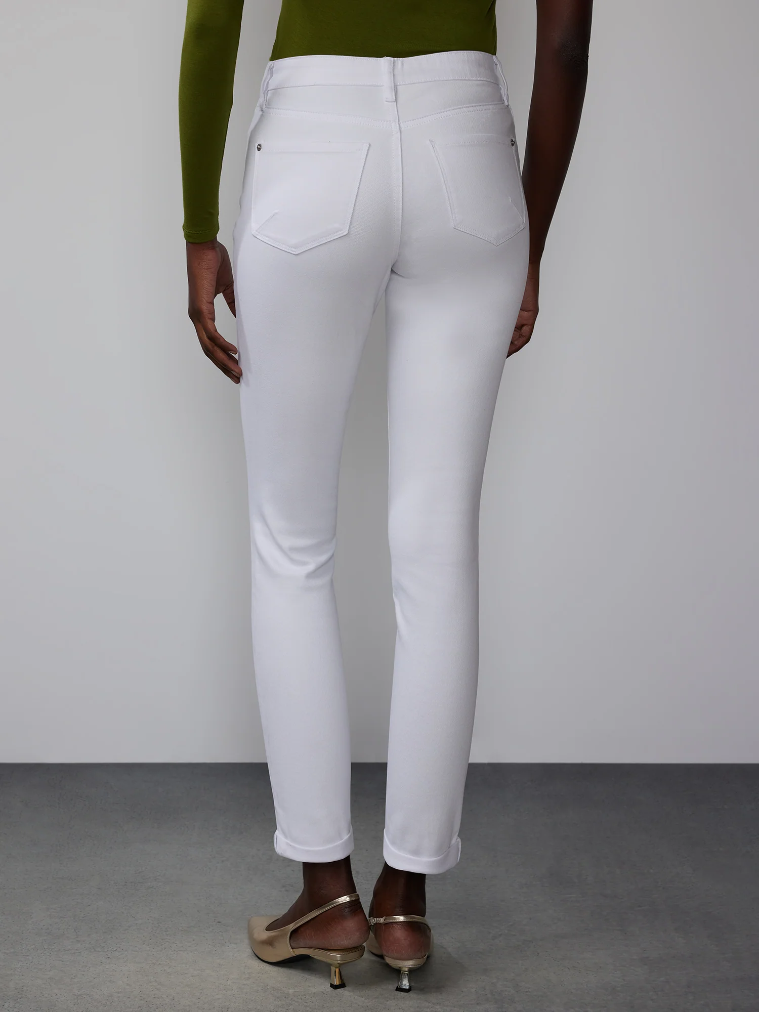 High Rise Curvy Skinny Jeans - Image 3