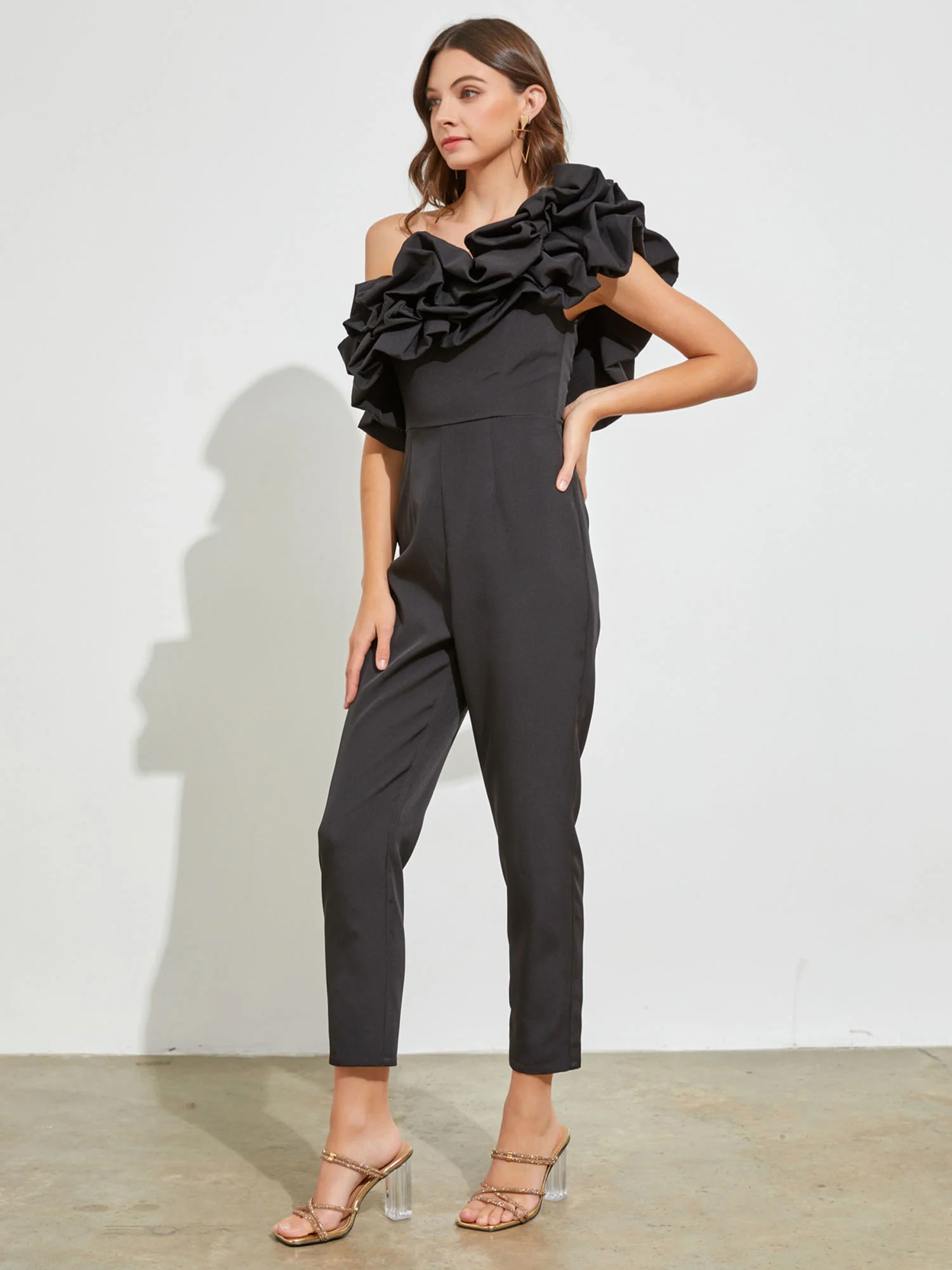 Do+Be One Shoulder Ruffle Jumpsuit - Brands We Love - Image 3